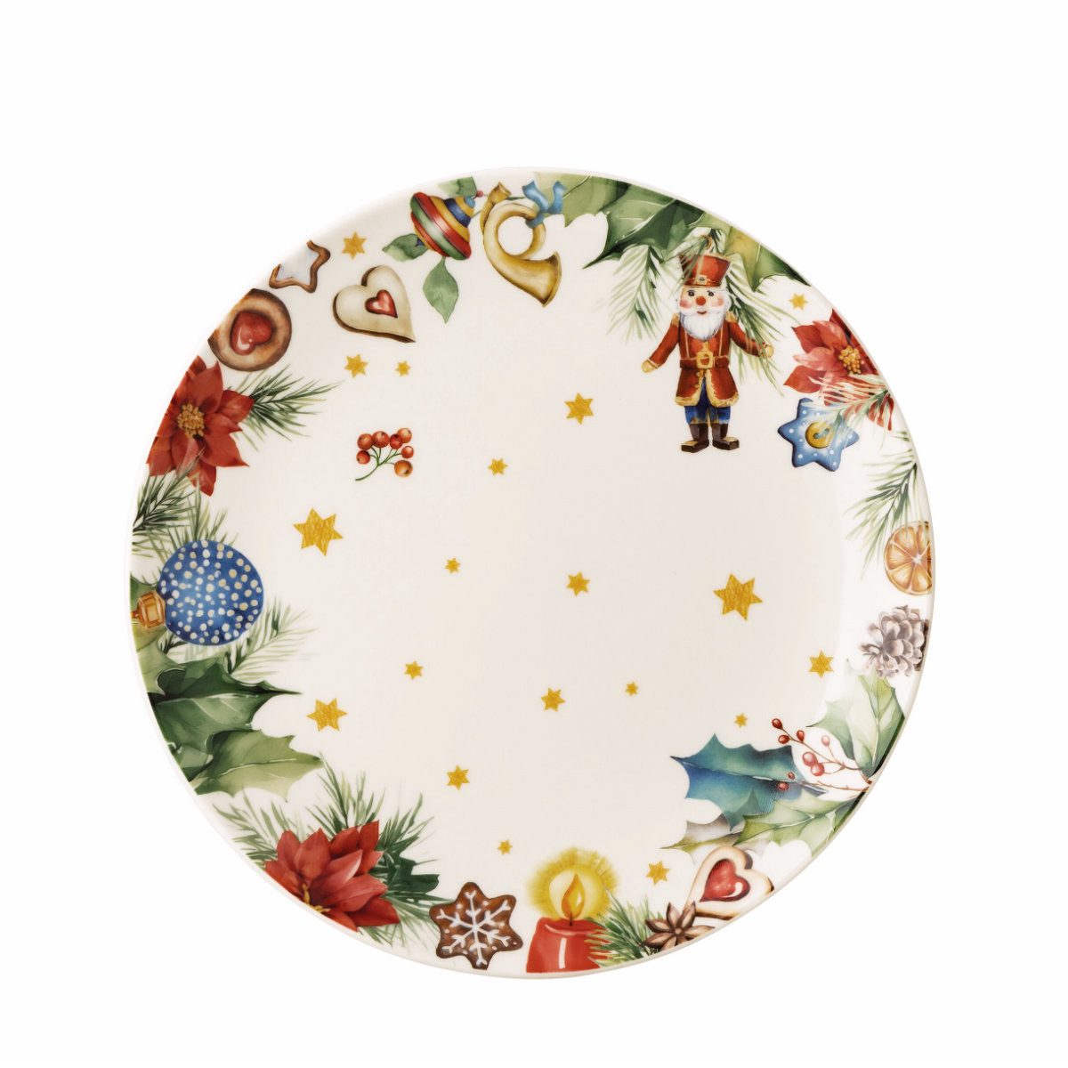 Hutschenreuther Speiseteller Sammelserie Weihnachtslied 2026 Weihnachtsgeschirr, 22 cm