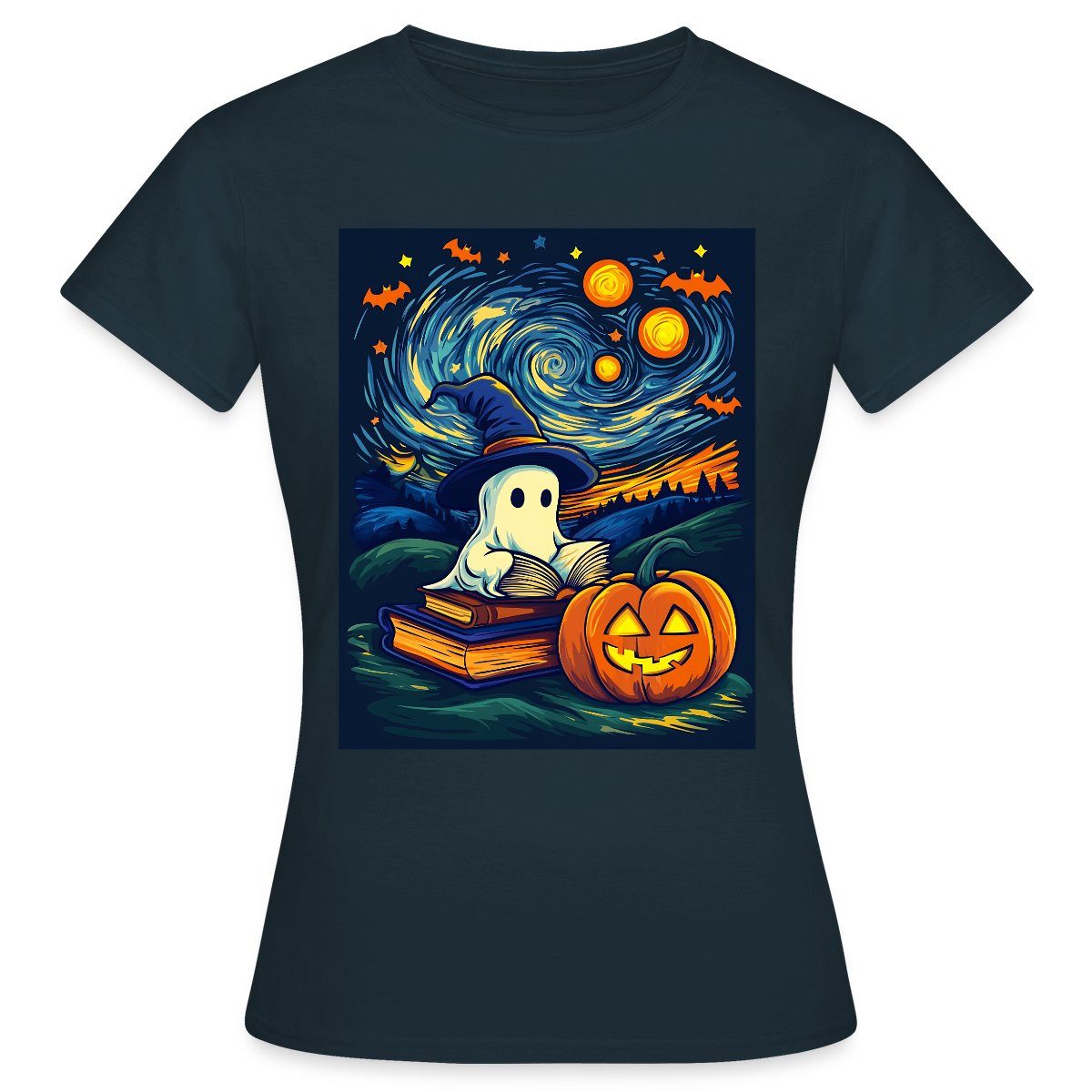 Spreadshirt T-Shirt Halloween Motiv Frauen T-Shirt günstig online kaufen