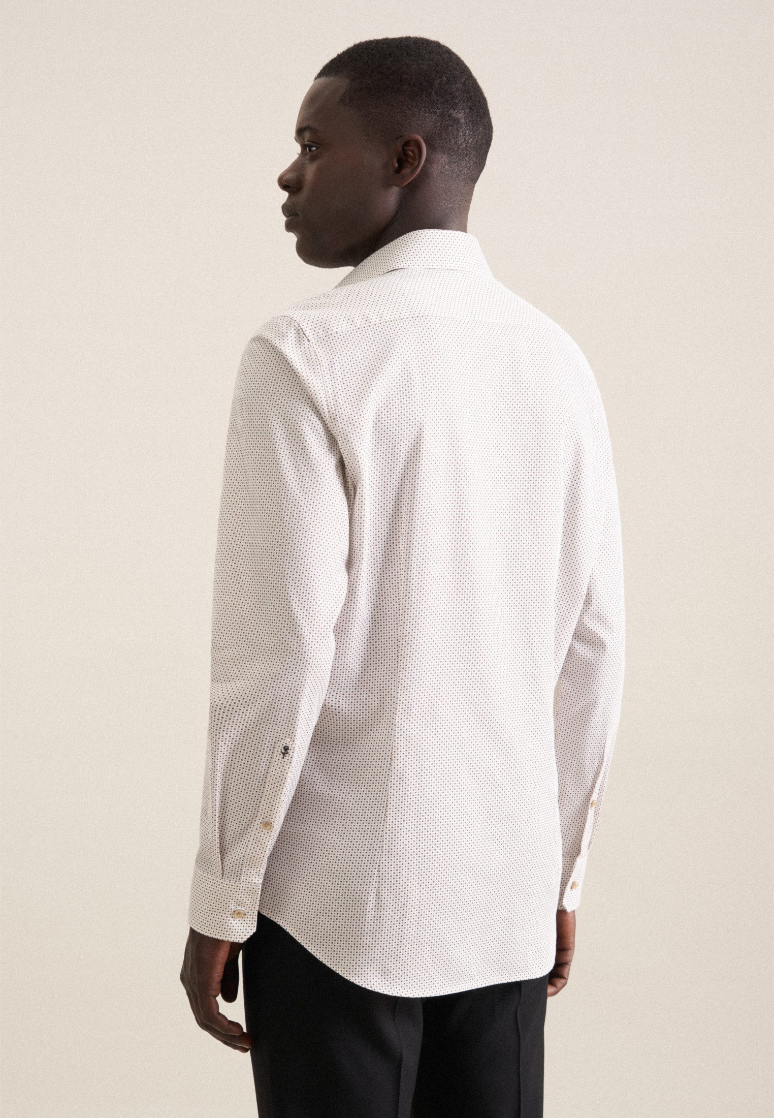 seidensticker Businesshemd Slim Slim 1/1 Kentkragen Druck günstig online kaufen