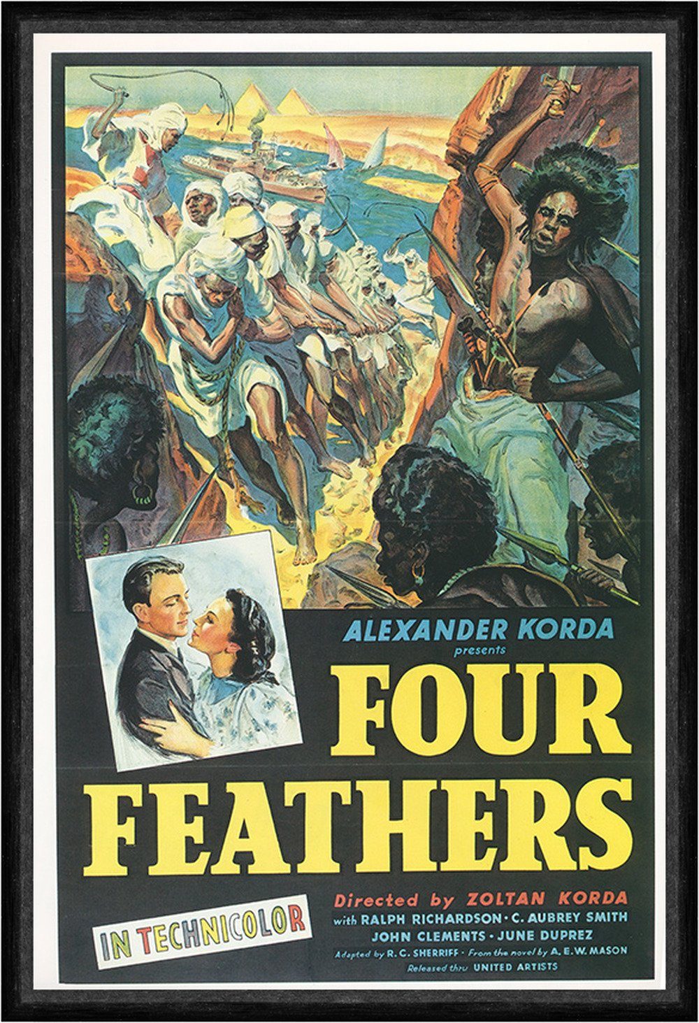 Kunstdruck Four Feathers Abenteuer Aubry Smith Richardson Kunstdruck Faks_Werbung, (1 St)