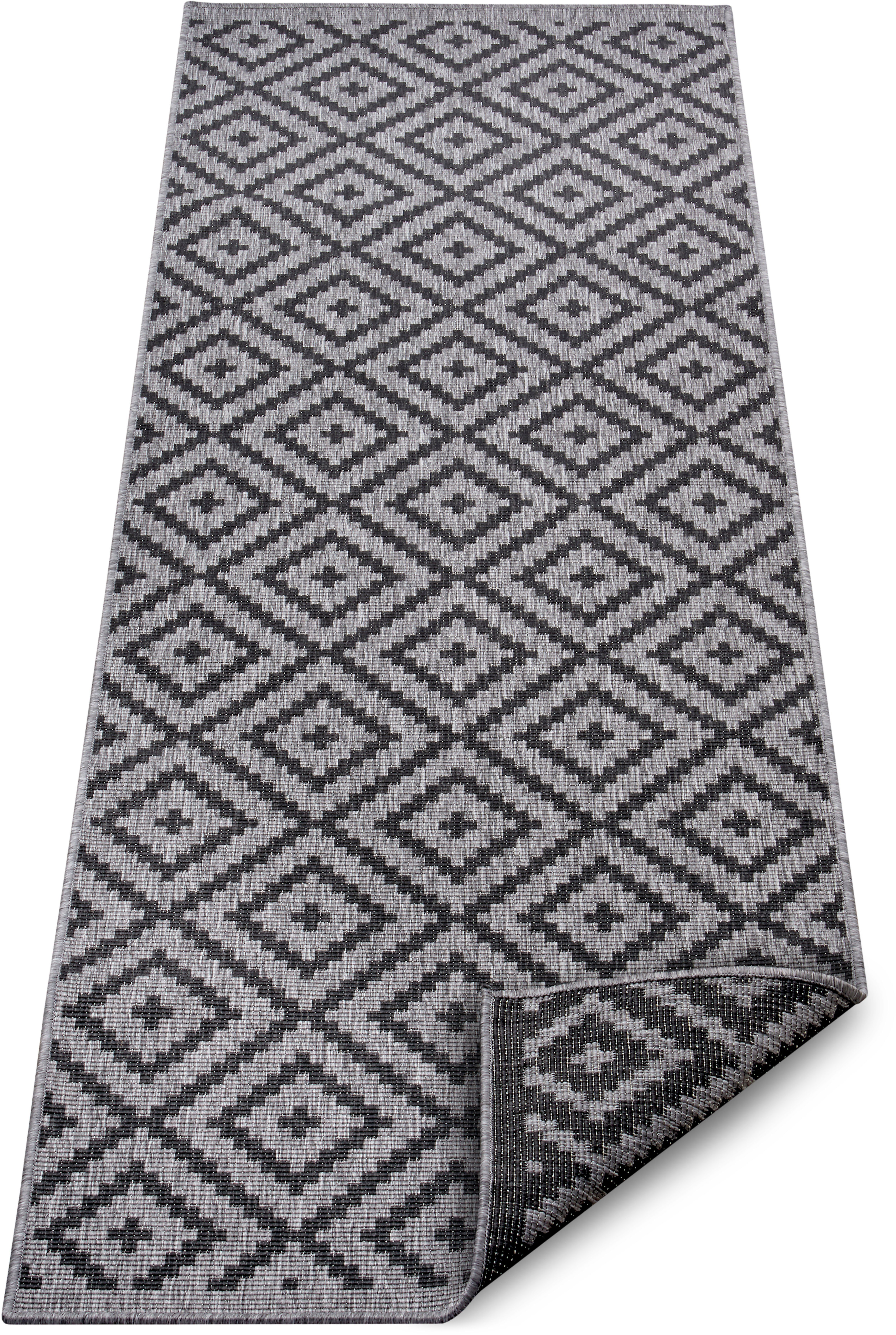 my home Läufer Ronda Wendeteppich, rechteckig, Höhe: 5 mm, Sisal-Optik, Flachgewebe, In- und Outdoor, geometrisches Boho Design. Reduzierter Preis € 59,72. Unverbindliche Preisempfehlung € 175,99