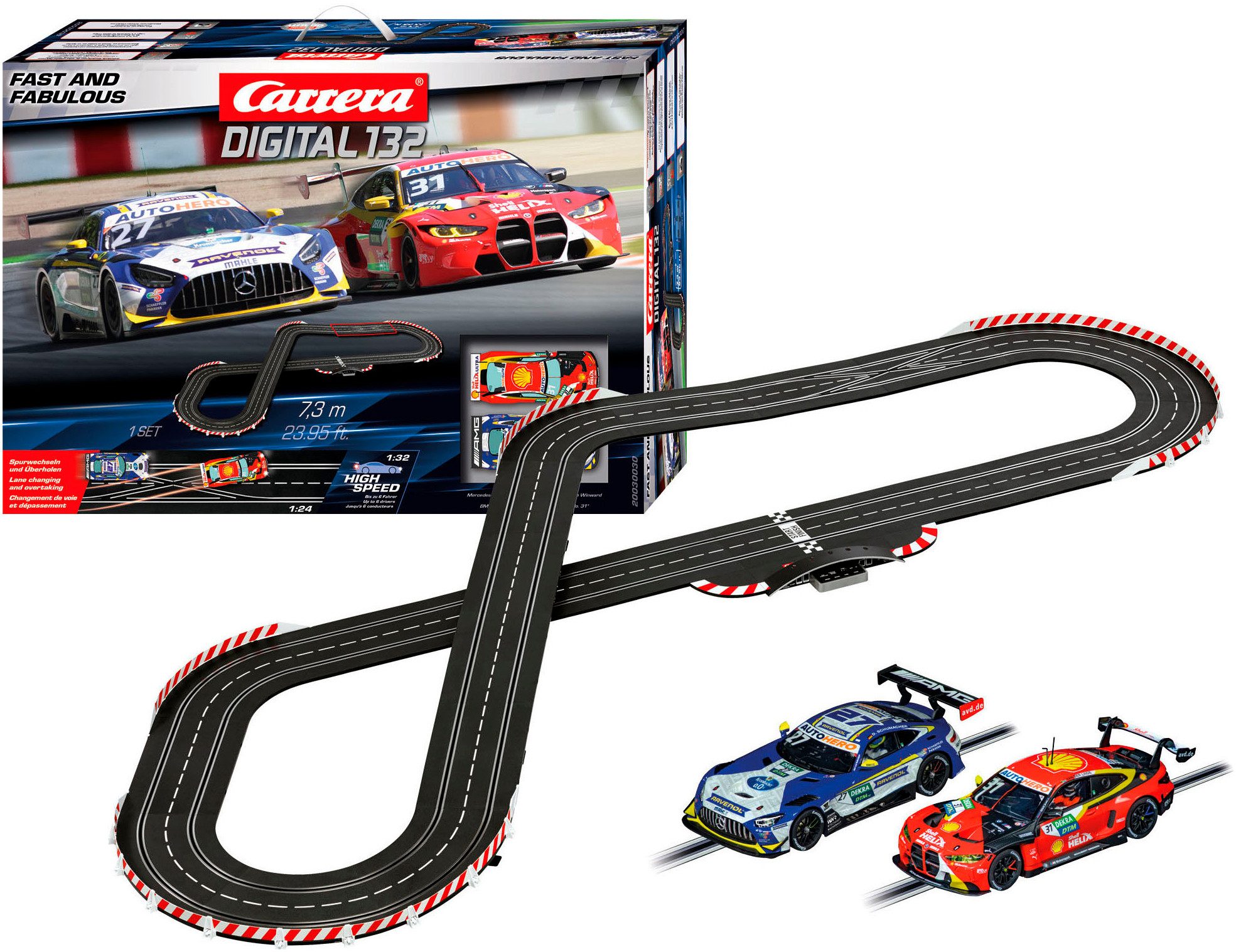 Autorennbahn Carrera® DIGITAL 132 - DTM Fast and Fabulous