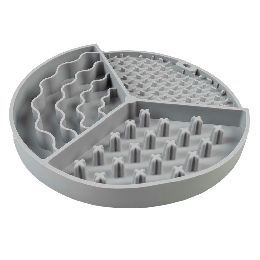 DUVO+ Napf Duvoplus Anti-Schlingnapf Triple - grau