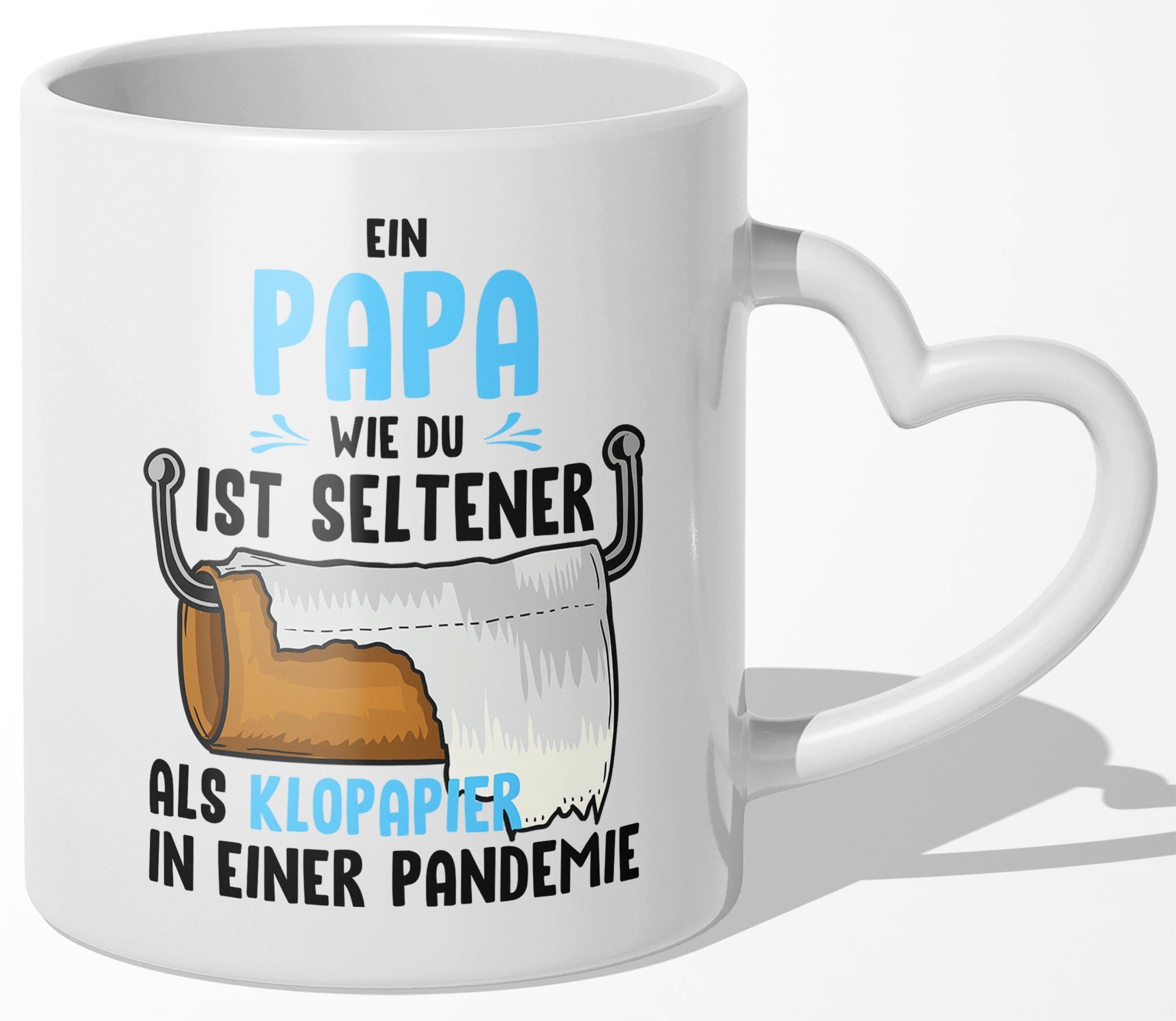 22Feels Tasse Papa Geschenk Vatertag Vater Geburtstag Herrentag Männer Weihnachten, Keramik, Made In Germany, Spülmaschinenfest, Herzhenkel