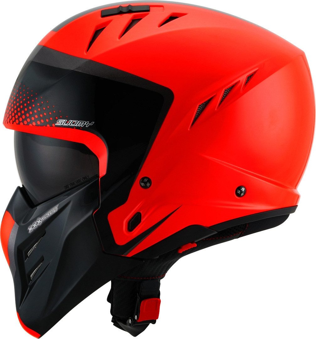 Suomy Motorradhelm Armor Crew 2023 Jethelm, integriertes Sonnenvisier