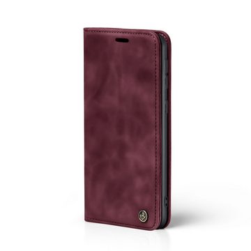 Tec-Expert Handyhülle Tasche Hülle für Samsung Galaxy A40, Cover Klapphülle Case mit Kartenfach Fliphülle aufstellbar