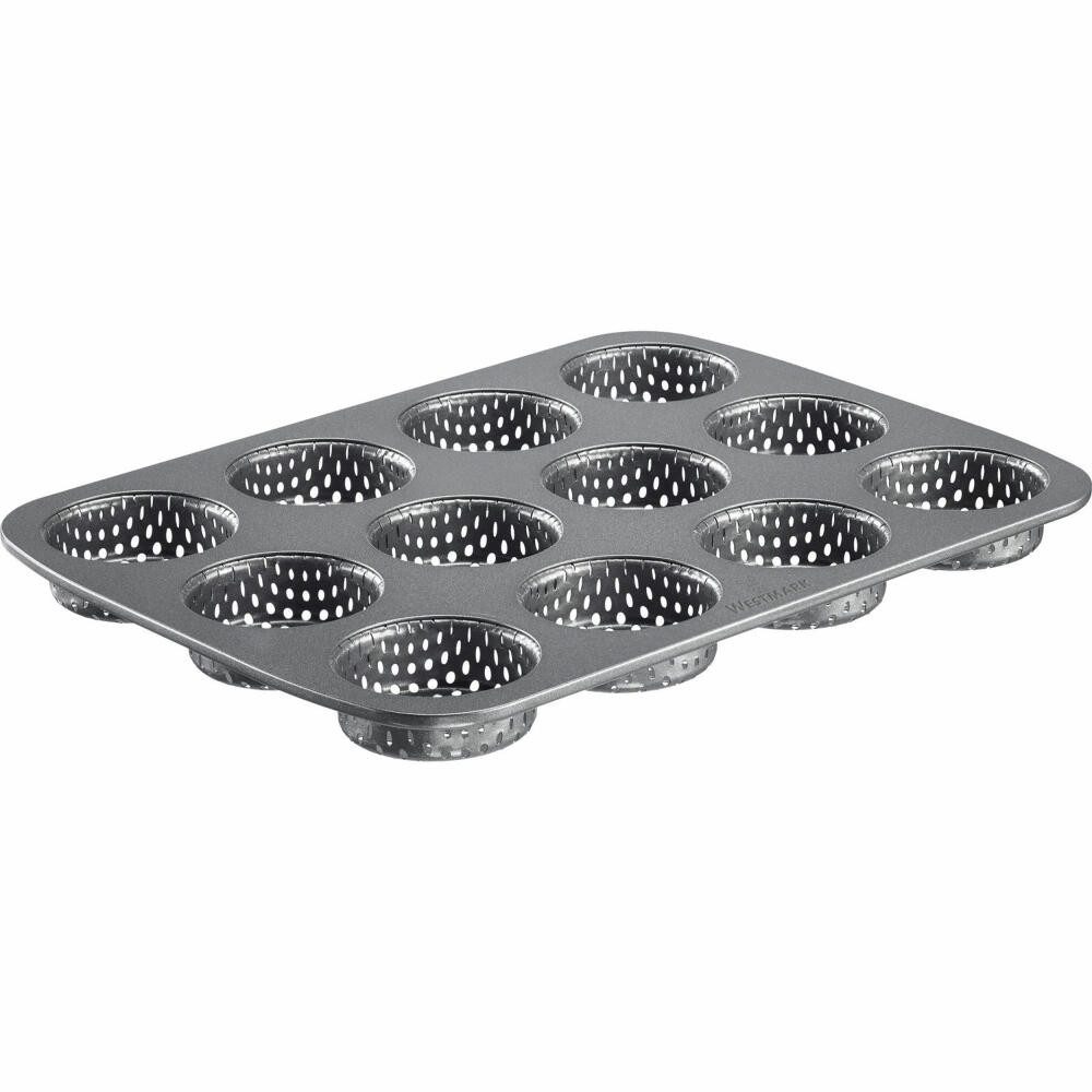 WESTMARK Brotbackform Burger Brötchen Backform, Für 12 Burger Buns, Ø je 6 cm, antihaft-besc