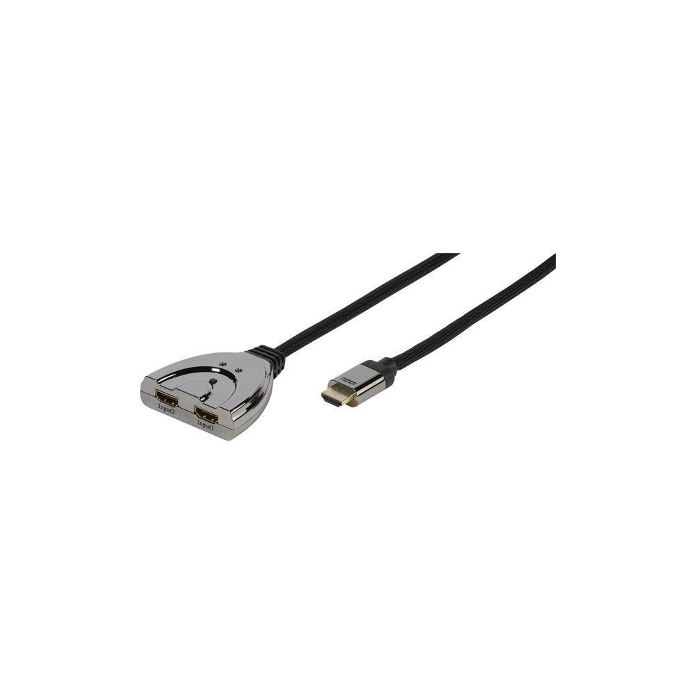 Vivanco HDMI-Splitter Automatischer HDMI® 2 > 1 Umschalter (47078)