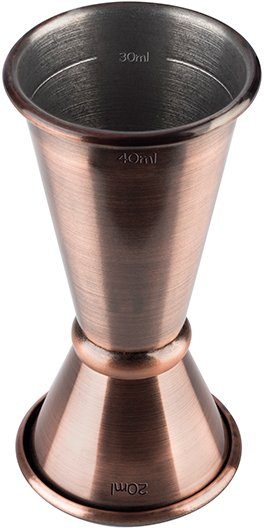 Buddy's Barmaß Buddy´s Bar, Edelstahl, (1-St), 2 cl/4 cl Doppelmaß, Innenmaße 1 cl/3 cl, spülmaschinenfest