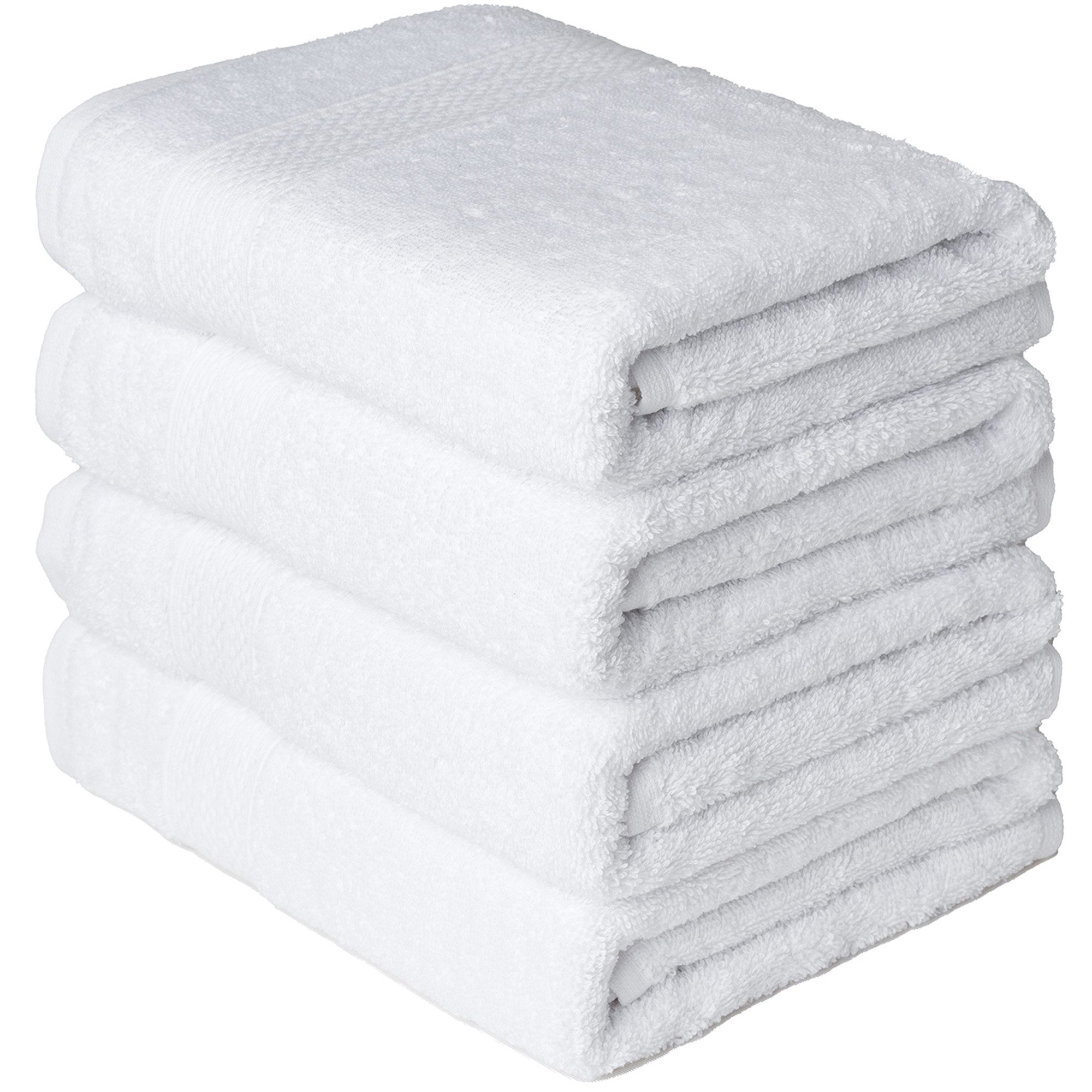 Brielle Handtuch Set Brielle Hand Towel Set - 4 pcs White 50x100 cm
