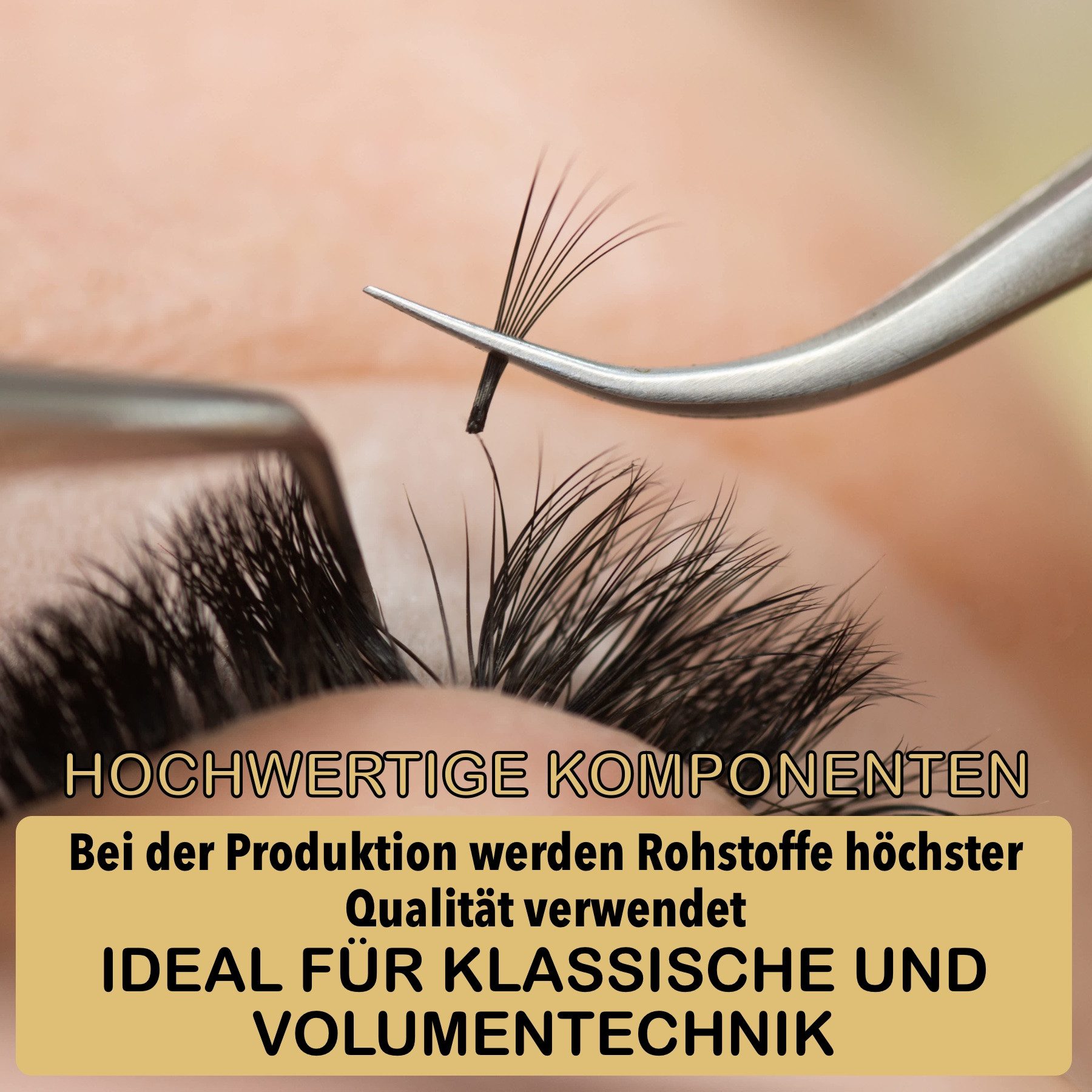 Lovely Wimpernkleber Lovely Wimpernkleber VICTORIA für Wimpernverlängerung 2, 5, 10ml, Für professionelle WImpernverlängerung, Schnelle Trocknungszeit – Bild 5 von 5