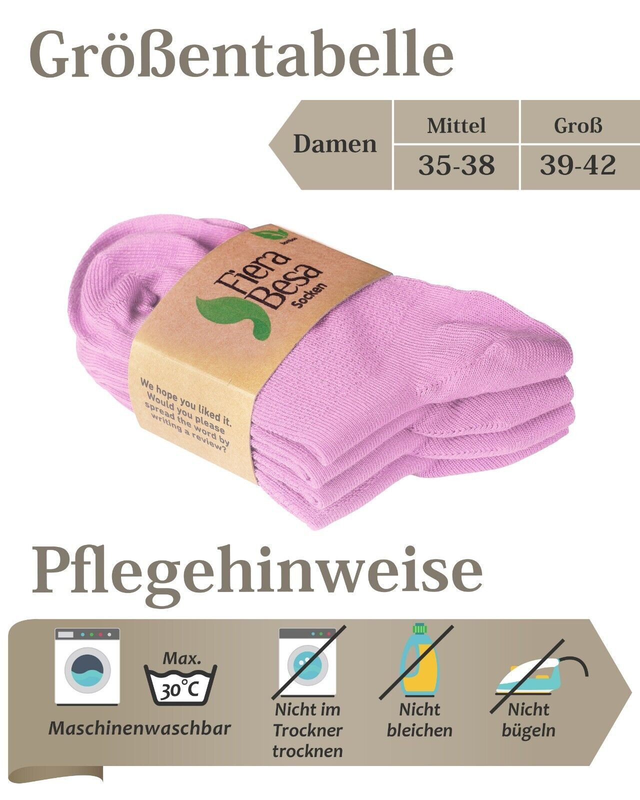 Fiera Besa Diabetikersocken Diabetiker Socken Damen mit Lycra, 4 Paar, Knöchelhoch