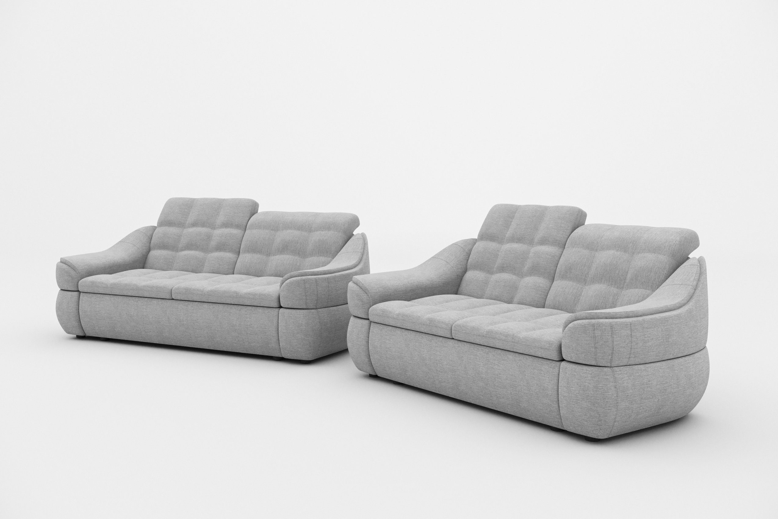 2,5-Sitzer bestehend aus (2-tlg), (Set Alisa, made und Design, Sofa Polstergarnitur Stylefy in Europa Sofa, 2-Sitzer Modern