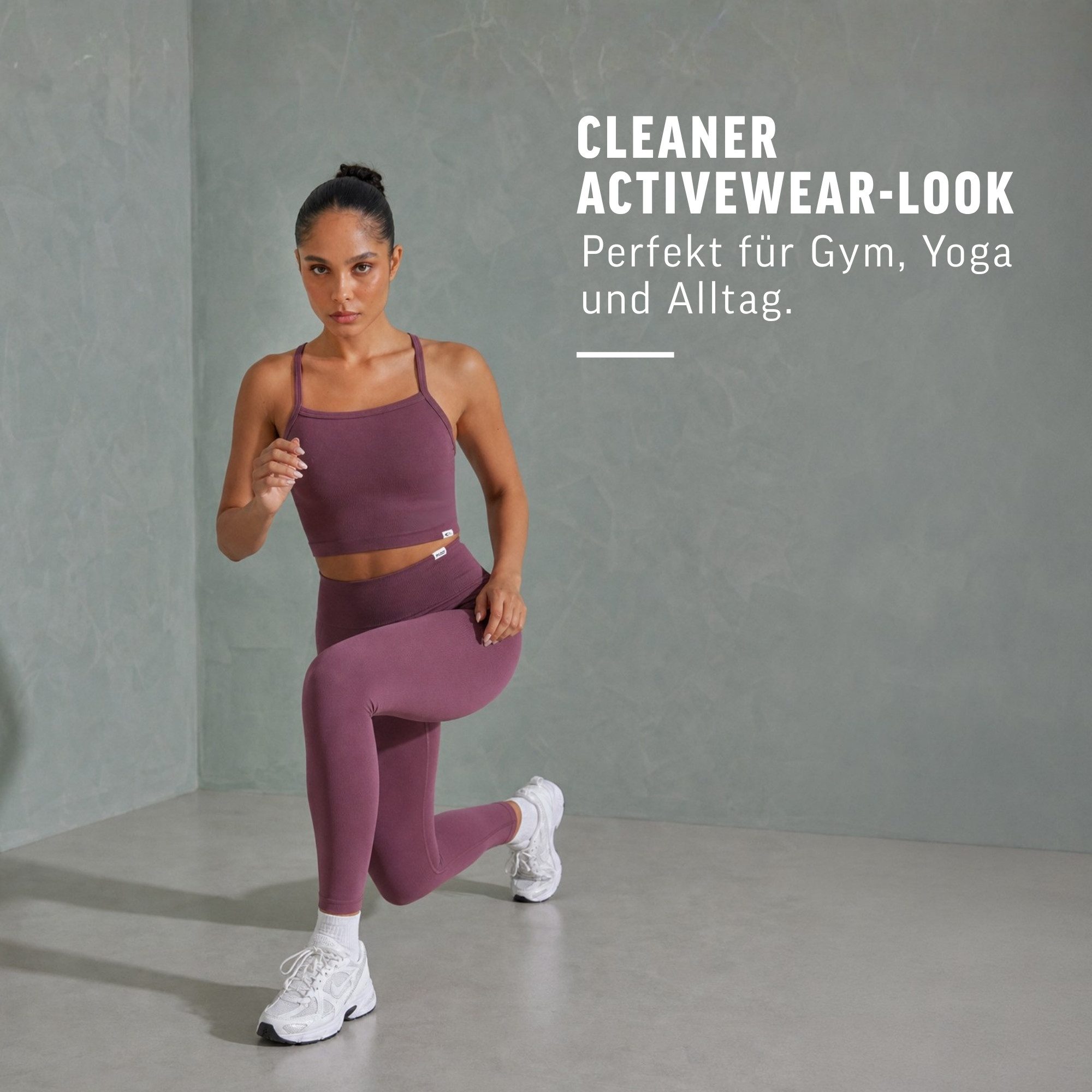 Smilodox Tanktop Vonda, Crop Top Damen, Sport-Top für Gym,Yoga & Freizeit Racerback, Seamless, Shaped Fit, Rundhals, atmungsaktiv