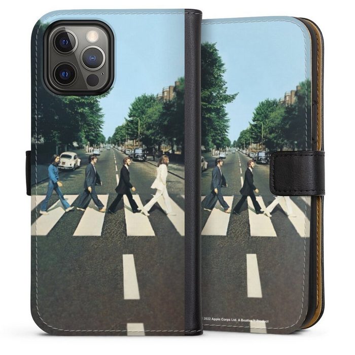 DeinDesign Handyhülle Abbey Road The Beatles Musik The Beatles - Abbey Road Apple iPhone 12 Pro Hülle Handy Flip Case Wallet Cover