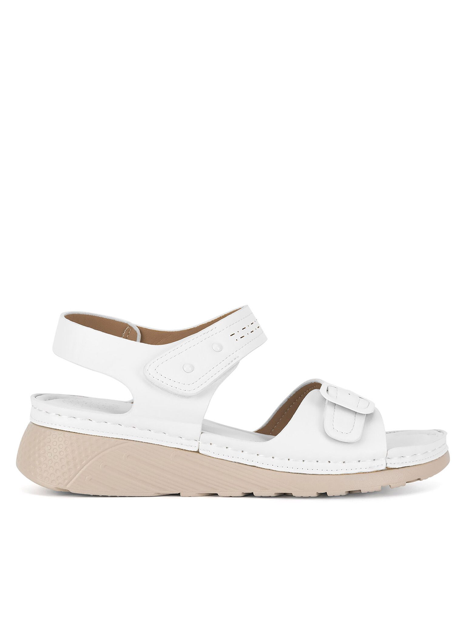 Clara Barson Sandalen Damen WYL0510-07 Weiß Sandale
