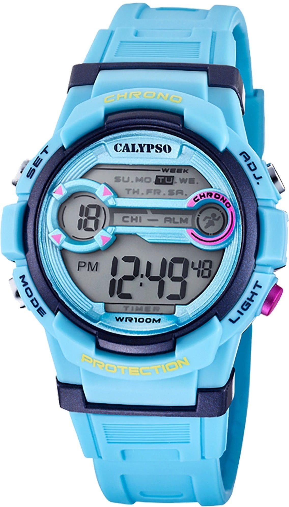 CALYPSO WATCHES Digitaluhr »UK5808/2 Calypso Jugend Uhr Digital K5808/2  PU«, (Digitaluhr), Jugenduhr rund, groß (ca. 40mm), Kunststoffarmband,  Sport-Style online kaufen | OTTO