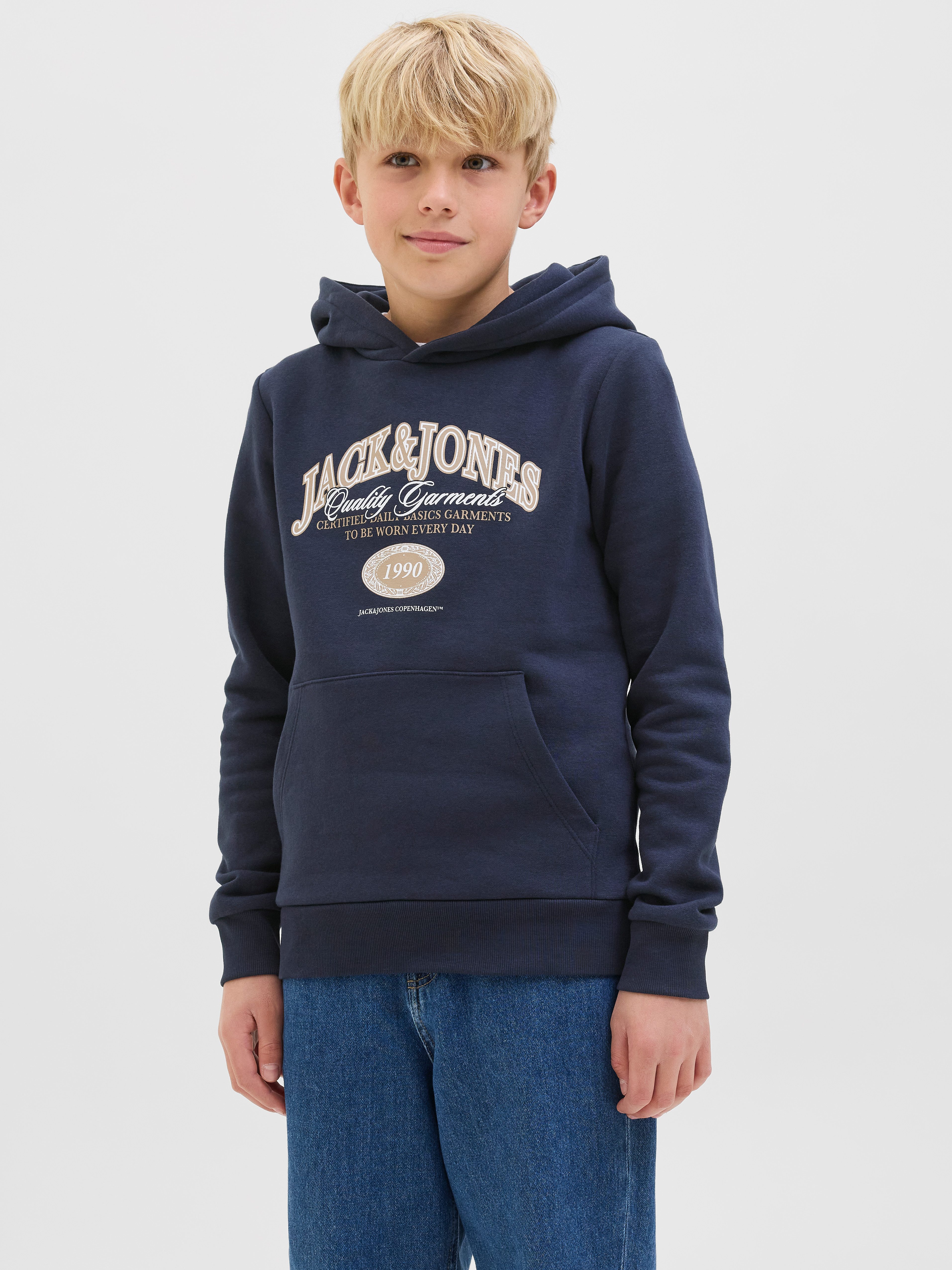 Jack & Jones Junior Kapuzensweatshirt JJARI BRANDING SWEAT HOOD JNR