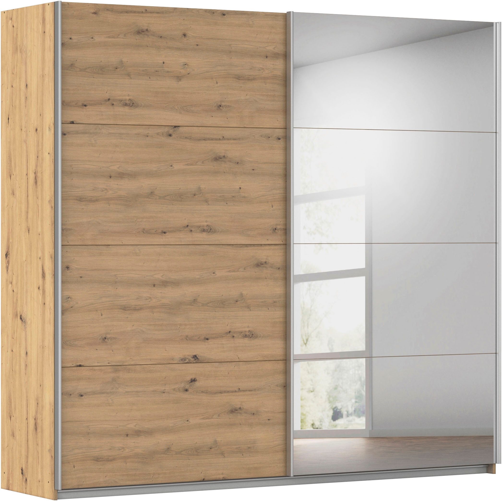 OTTO home Kleiderschrank Mehrzweckschrank Schwebetürenschrank Mietswohnung Schlafzimmer CORTONA (erhältlich in Breite: 136/181/203/226/271/315/360 cm, Höhe: 210/229 cm) in 3 Ausstattungen BASIC/CLASSIC/PREMIUM (SOFT-CLOSE) MADE IN GERMANY