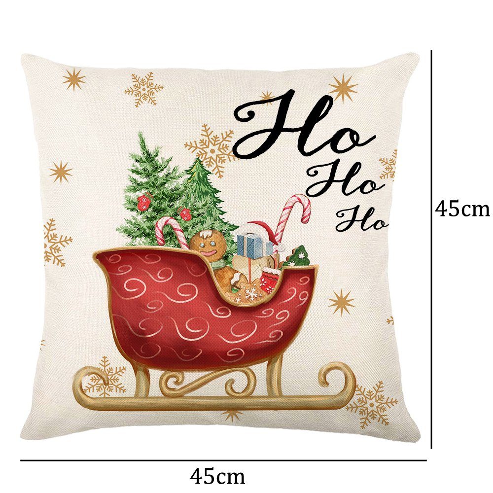 Qelus Kissenbezüge Kissenbezüge Weihnachten Kissenbezug 45 günstig online kaufen