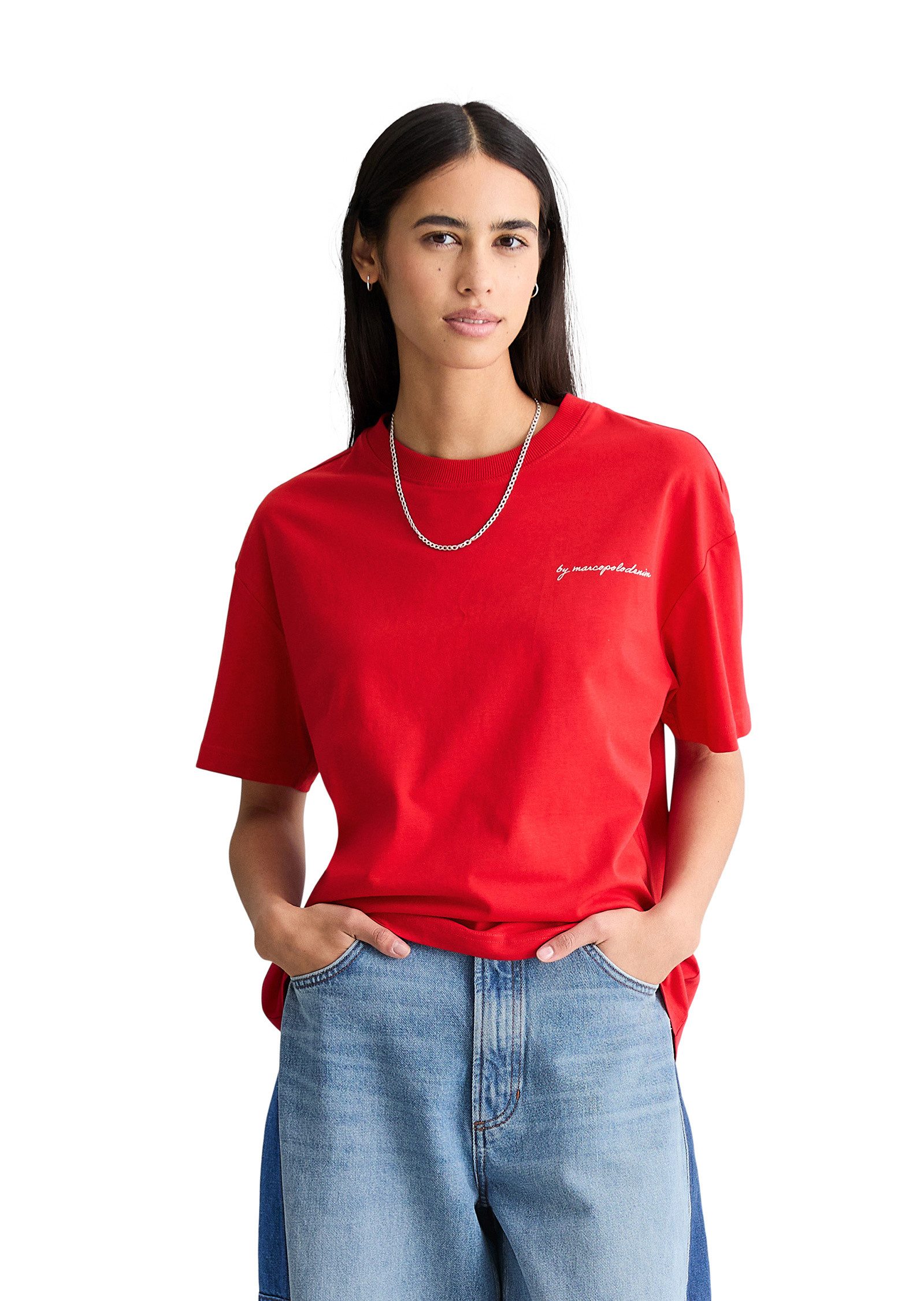 Marc O'Polo DENIM T-Shirt mit Rückenprint günstig online kaufen