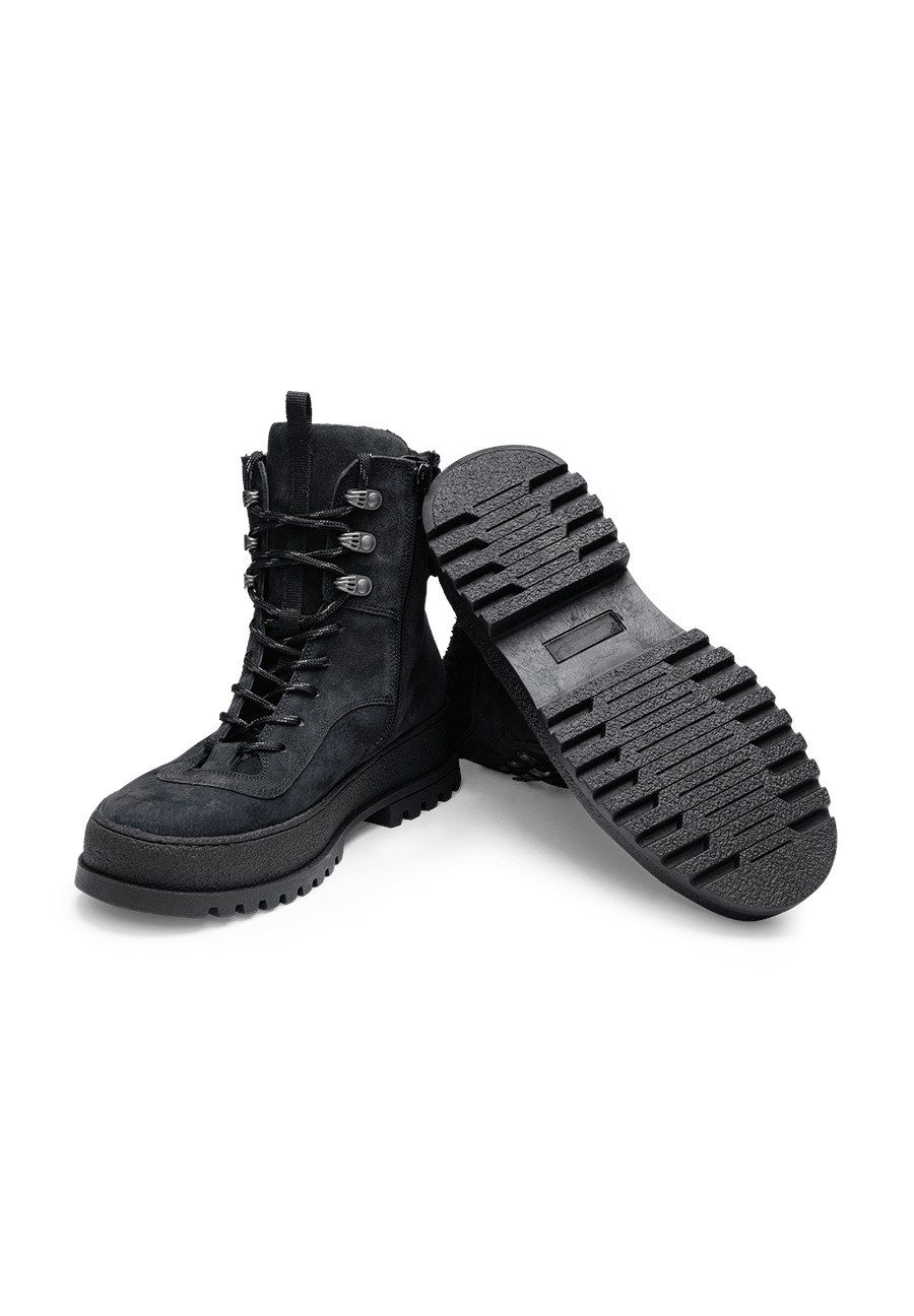vitaform Damen Stiefeletten Veloursleder Stiefelette