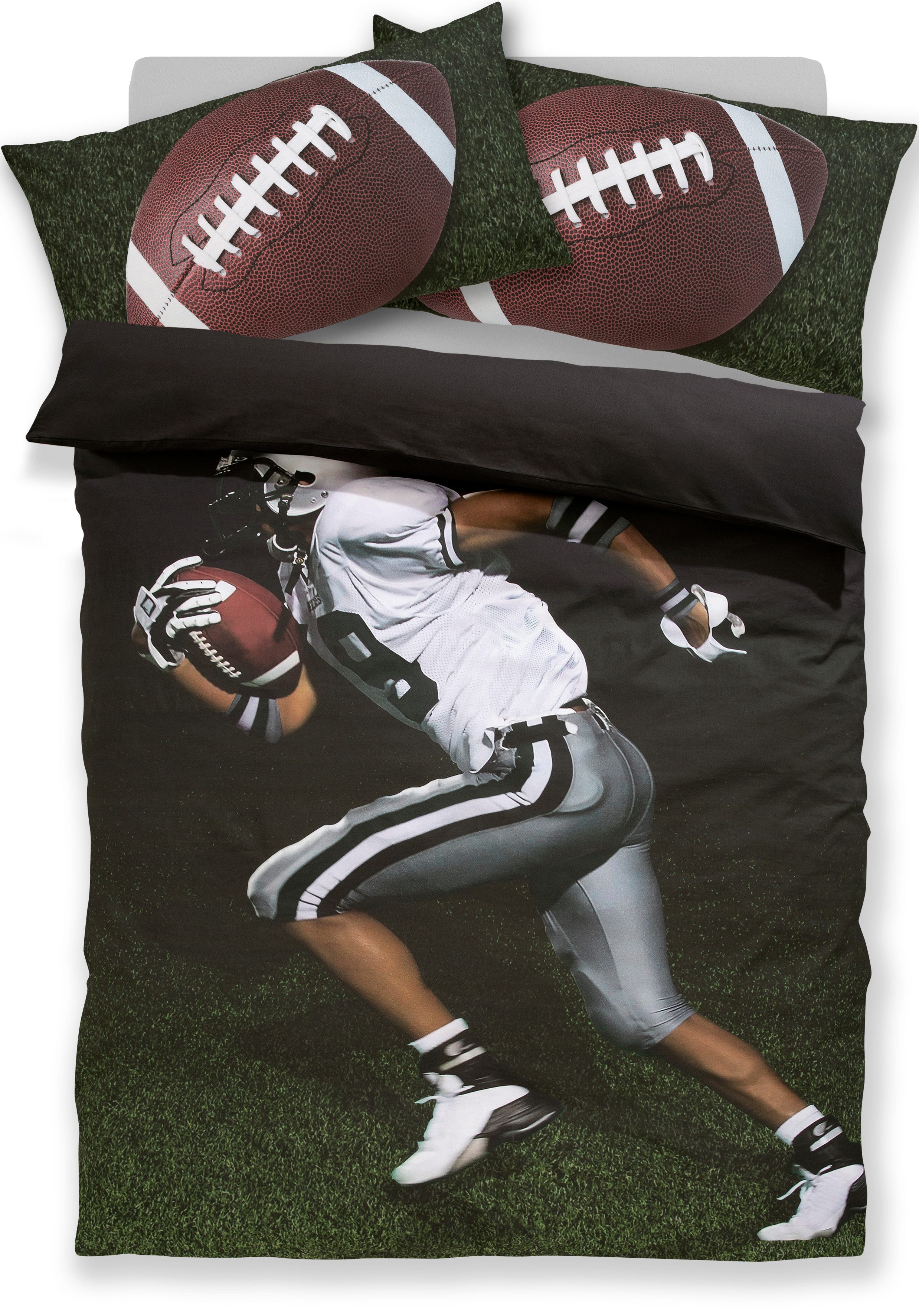 OTTO home Bettwäsche Joonas, Renforcé, 2 teilig, Fußball, American Football