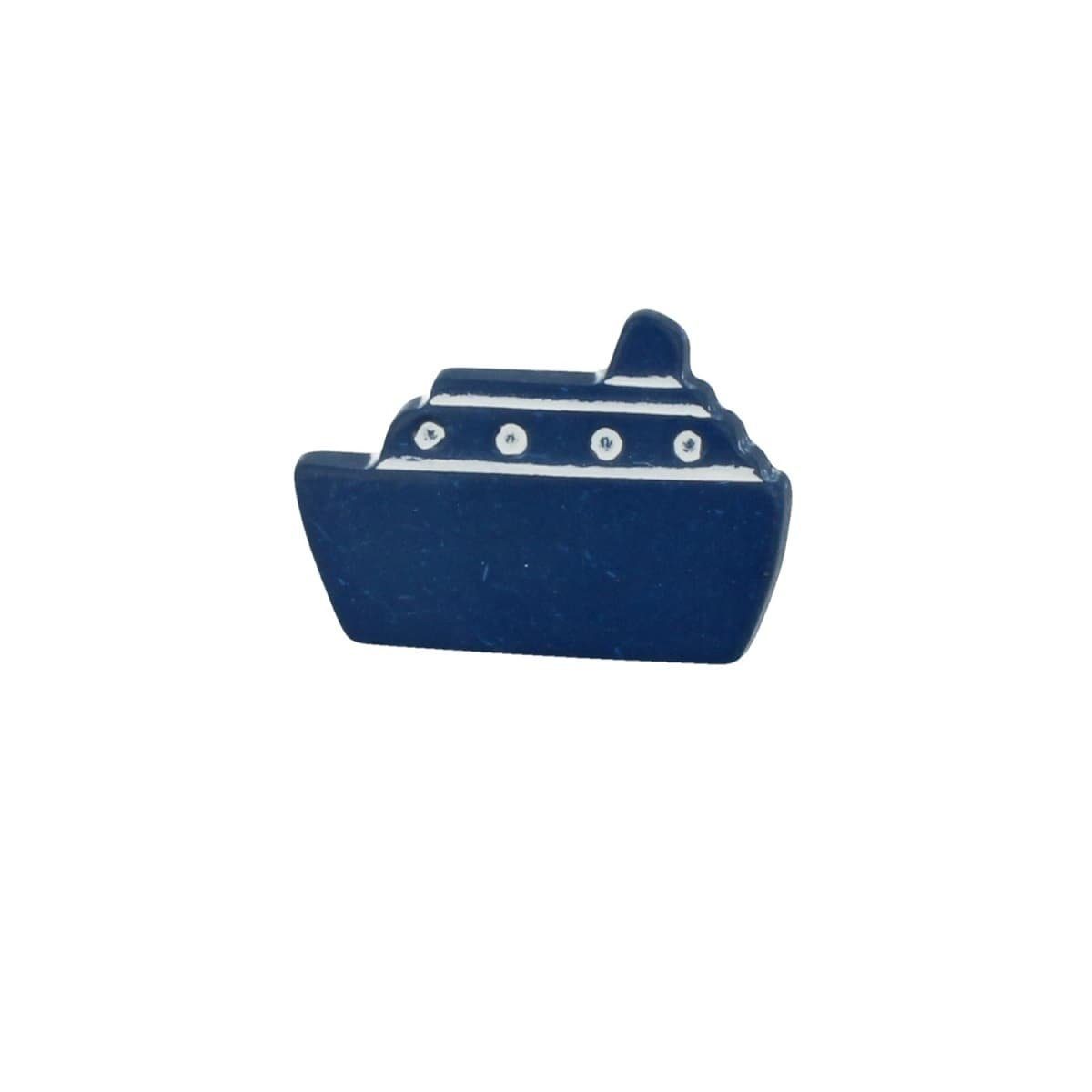 MS Beschläge Möbelbeschlag Möbelknopf Kinderzimmerknopf Modell Blaues Schiff