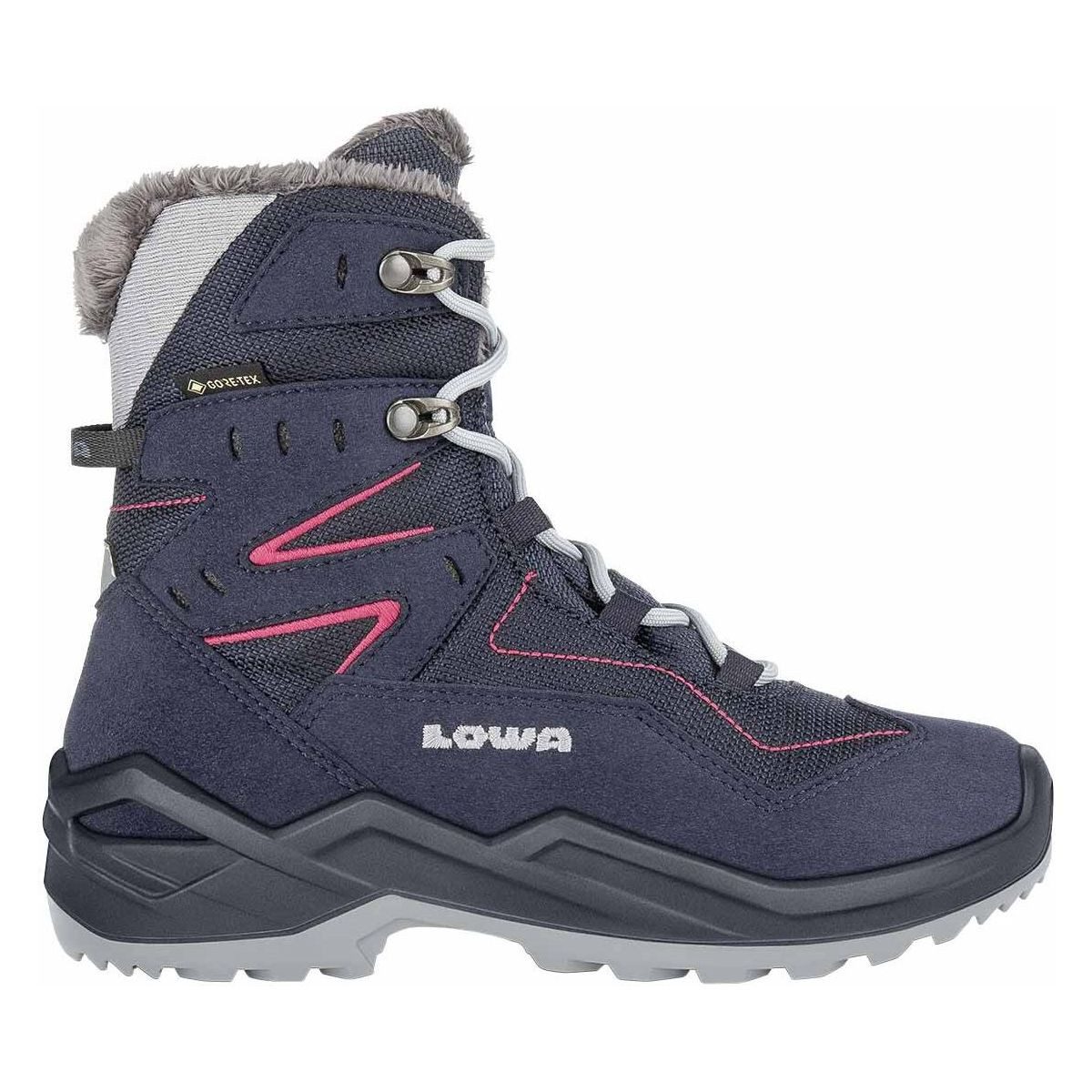Lowa Lino GTX Hi JR Winterstiefel Hochwertiger Kinder-Winterstiefel mit GORE-TEX für optimalen