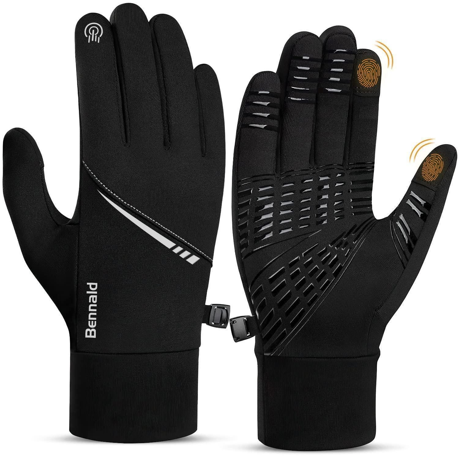 LuxusKollektion Fahrradhandschuhe Winterhandschuhe Touchscreen Wasserdicht (1-St)
