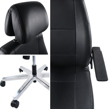 hjh OFFICE Drehstuhl XXL Drehstuhl 24 HOURS Leder (1 St), Chefsessel Bürostuhl ergonomisch