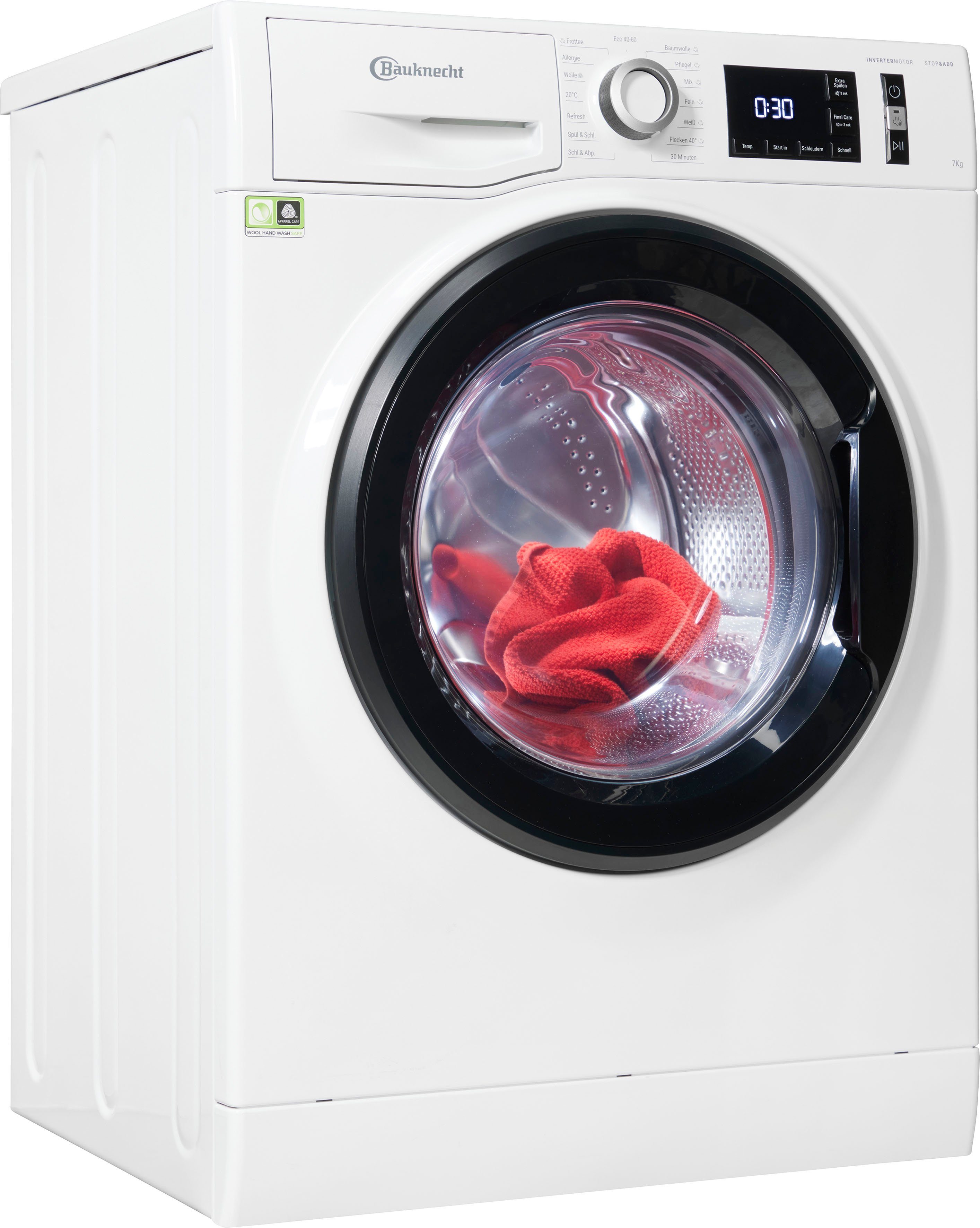 BAUKNECHT Waschmaschine W Active 712CC, 7 kg, 1300 U/min, 4 Jahre  Herstellergarantie online kaufen | OTTO