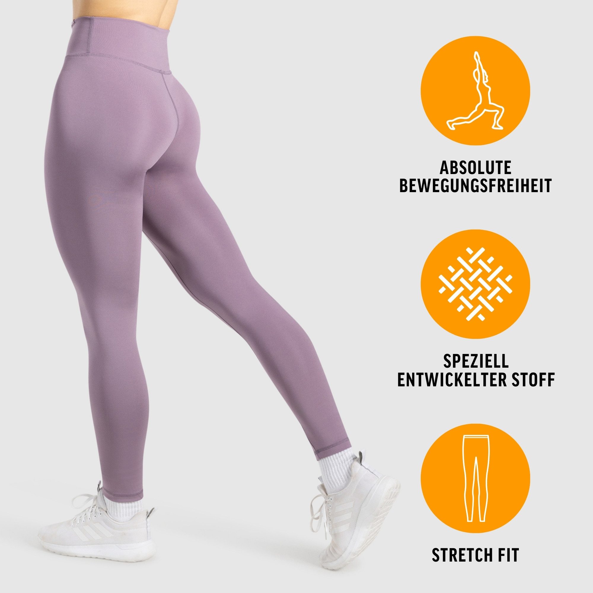 Smilodox Leggings Selina, High Waist Shaped Fit Yogahose, elastisches Material Blickdichte Push-Up Yoga Leggings, elastisch, seamless, Workout Gym