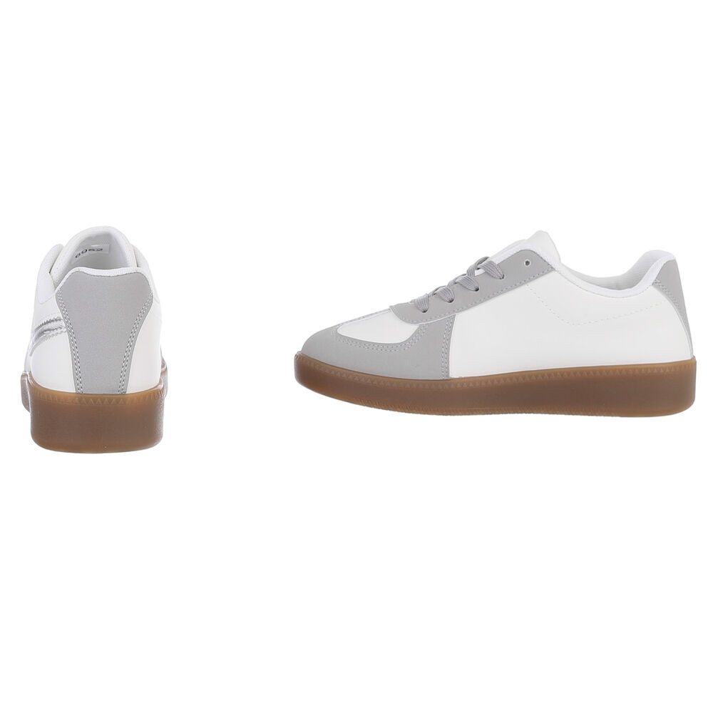 Ital-Design Damen Low-Top Freizeit Sneaker (88577426) Flach Sneakers Low in Grau – Bild 5 von 5
