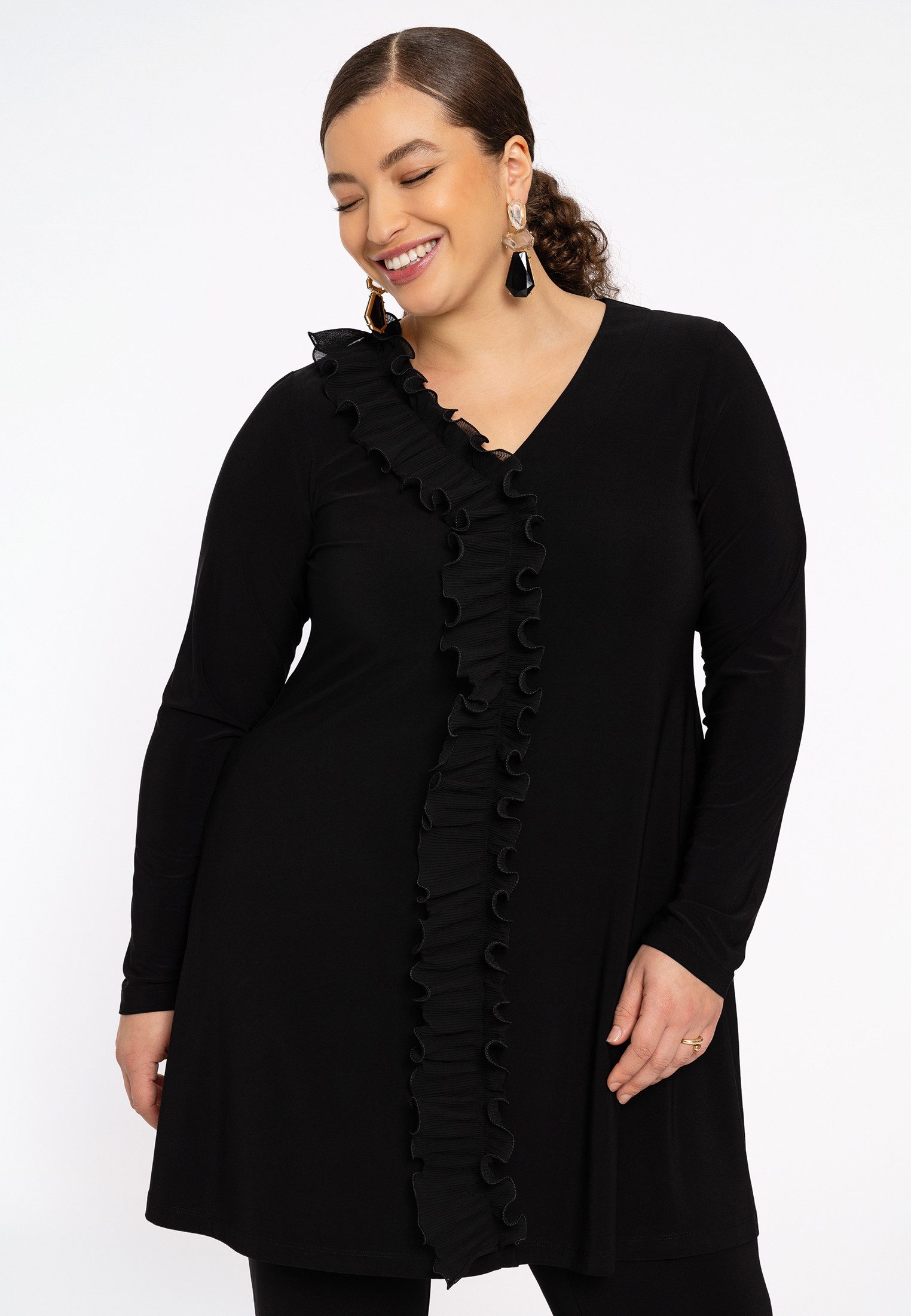 YOEK Tunika Damen Tunika Lockere Passform günstig online kaufen