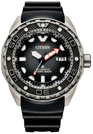 Citizen Automatikuhr NB6004-08E, (Set, 2-tlg., mit zusätzlichem Verlängerungsband in schwarz), Armbanduhr, Herrenuhr