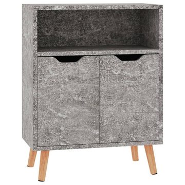 vidaXL Sideboard Sideboard Betongrau 60x30x72 cm Holzwerkstoff (1 St)