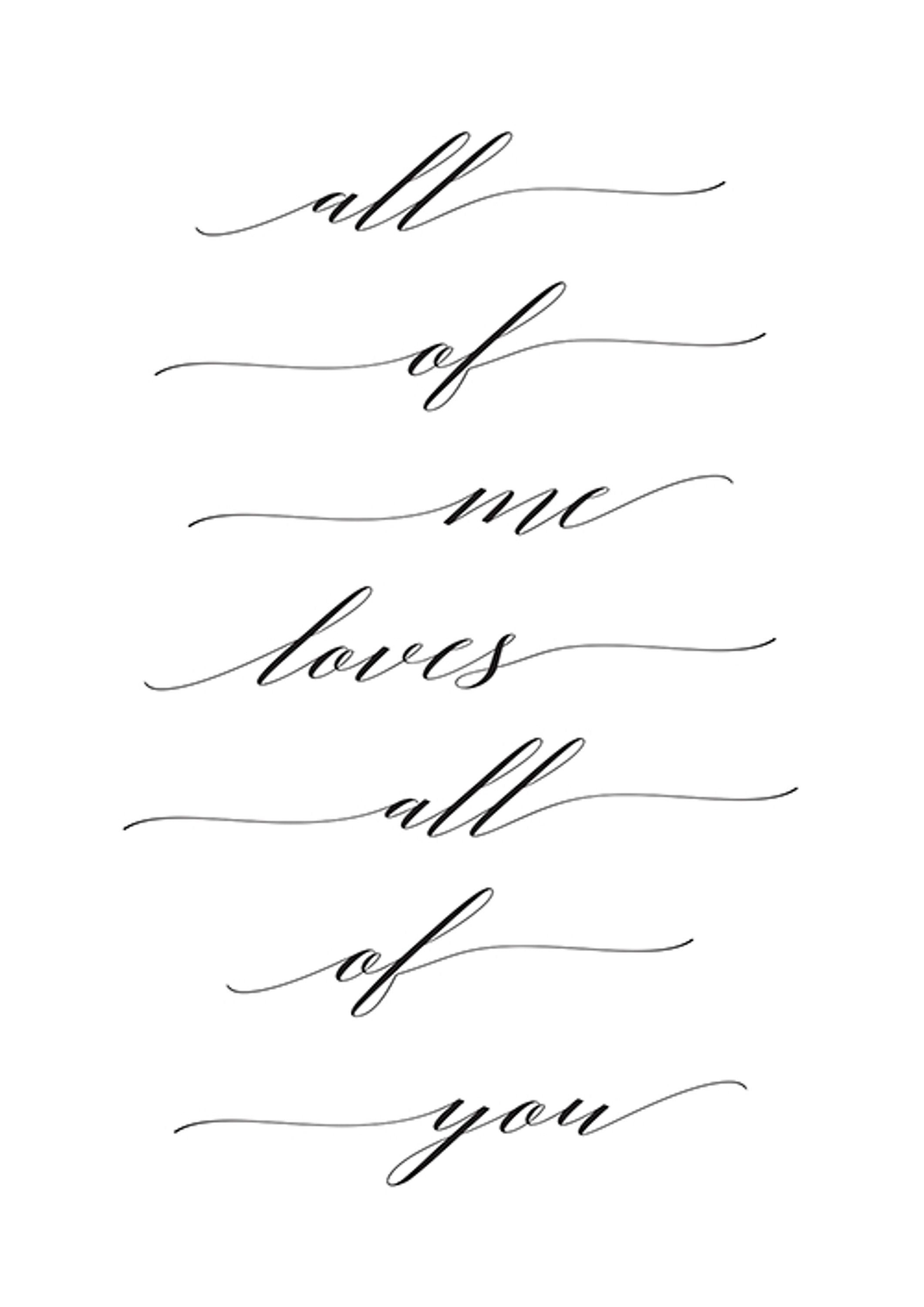 artissimo Poster Poster mit Spruch DinA4 Bildenglische Sprüche Liebe