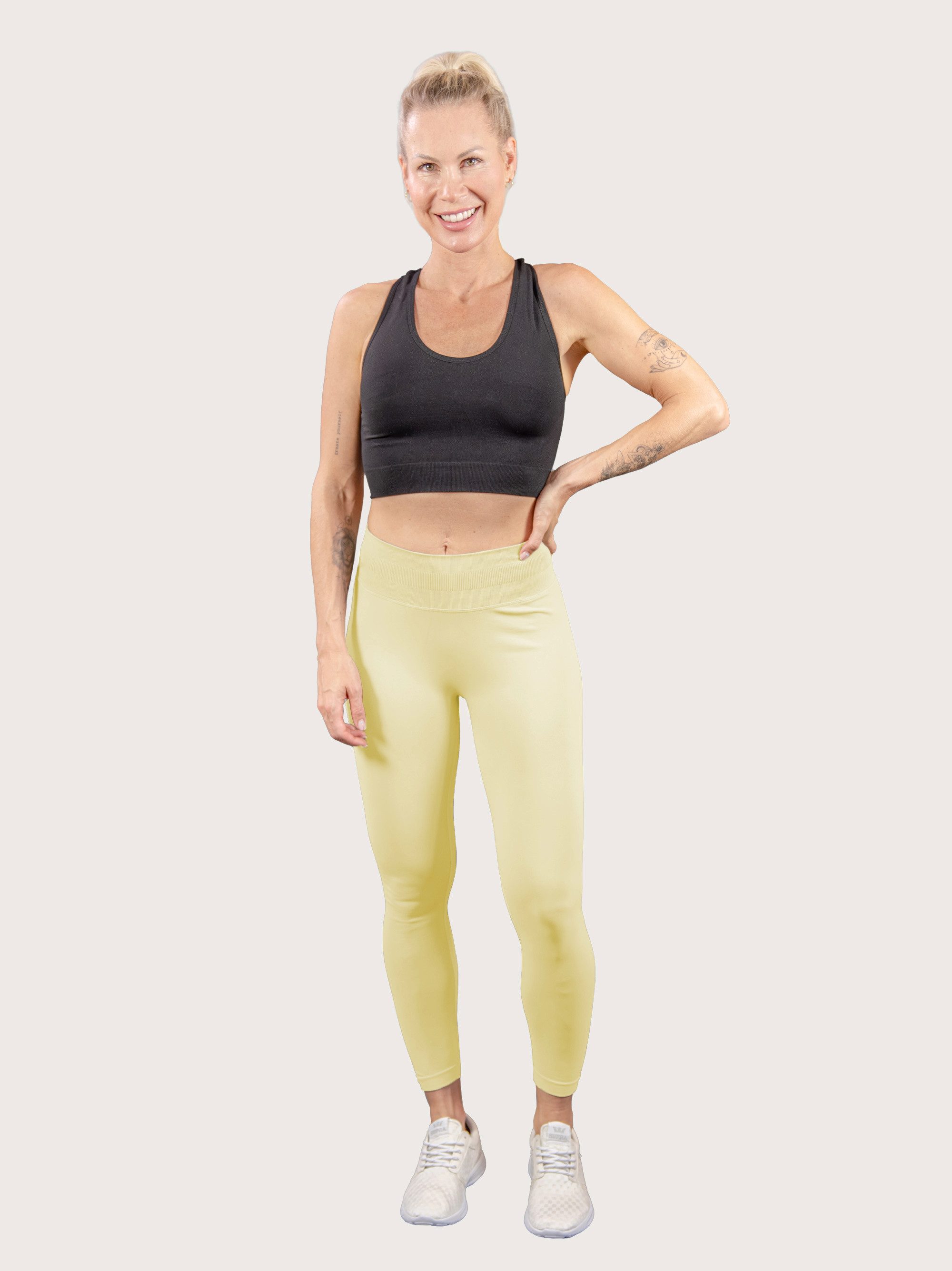 Strammer Max Performance® Highwaist Leggings Premium Scrunch Leggings