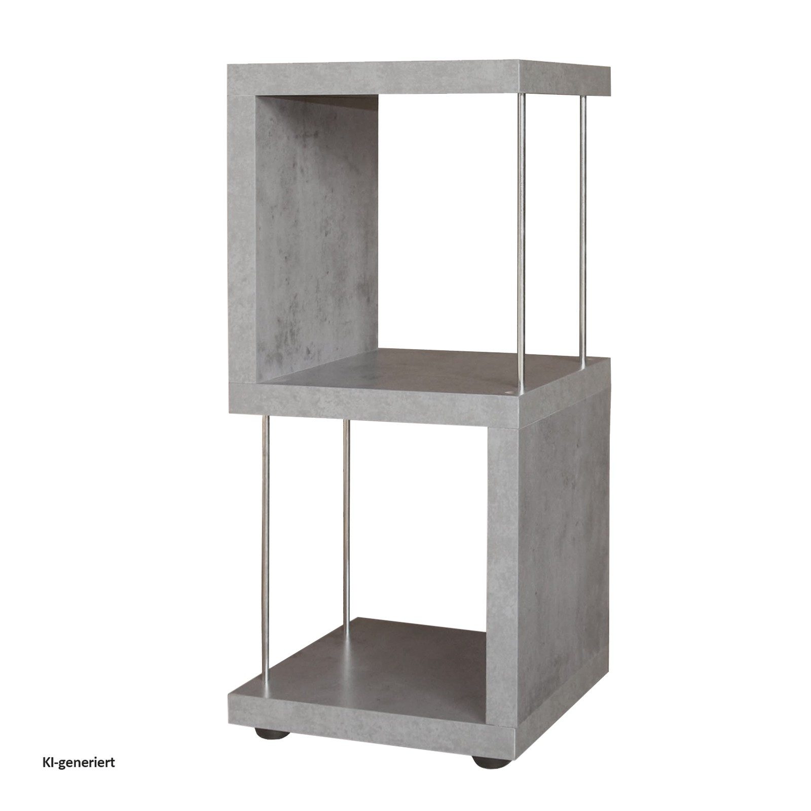 HTI-Line Standregal Regal Thekla 3065, Stück 1-tlg., Standregal mit Metallstreben