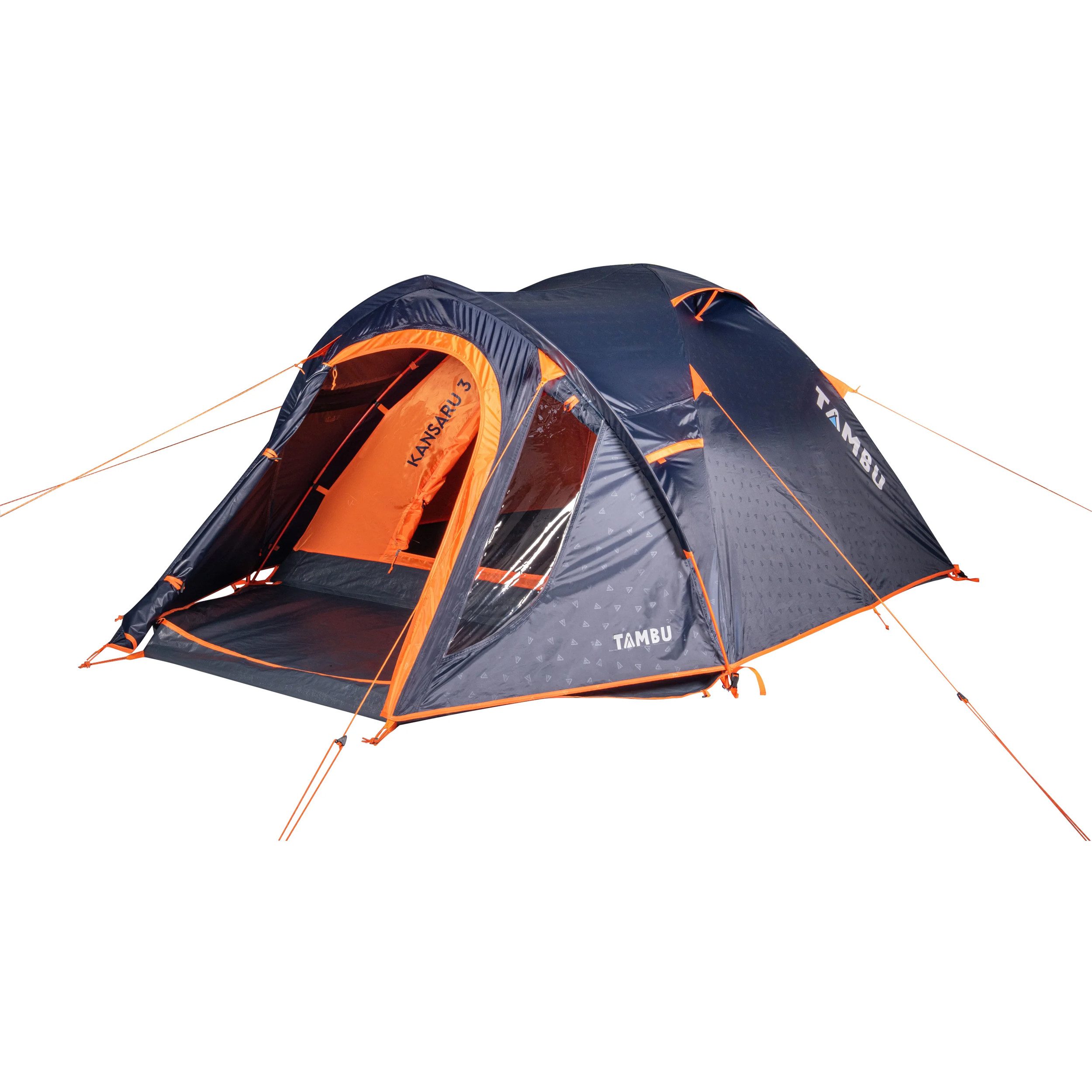 Tambu Tunnelzelt TAMBU Kuppelzelt KANSARU 3 3 Personen 330 × 200 × 130 cm