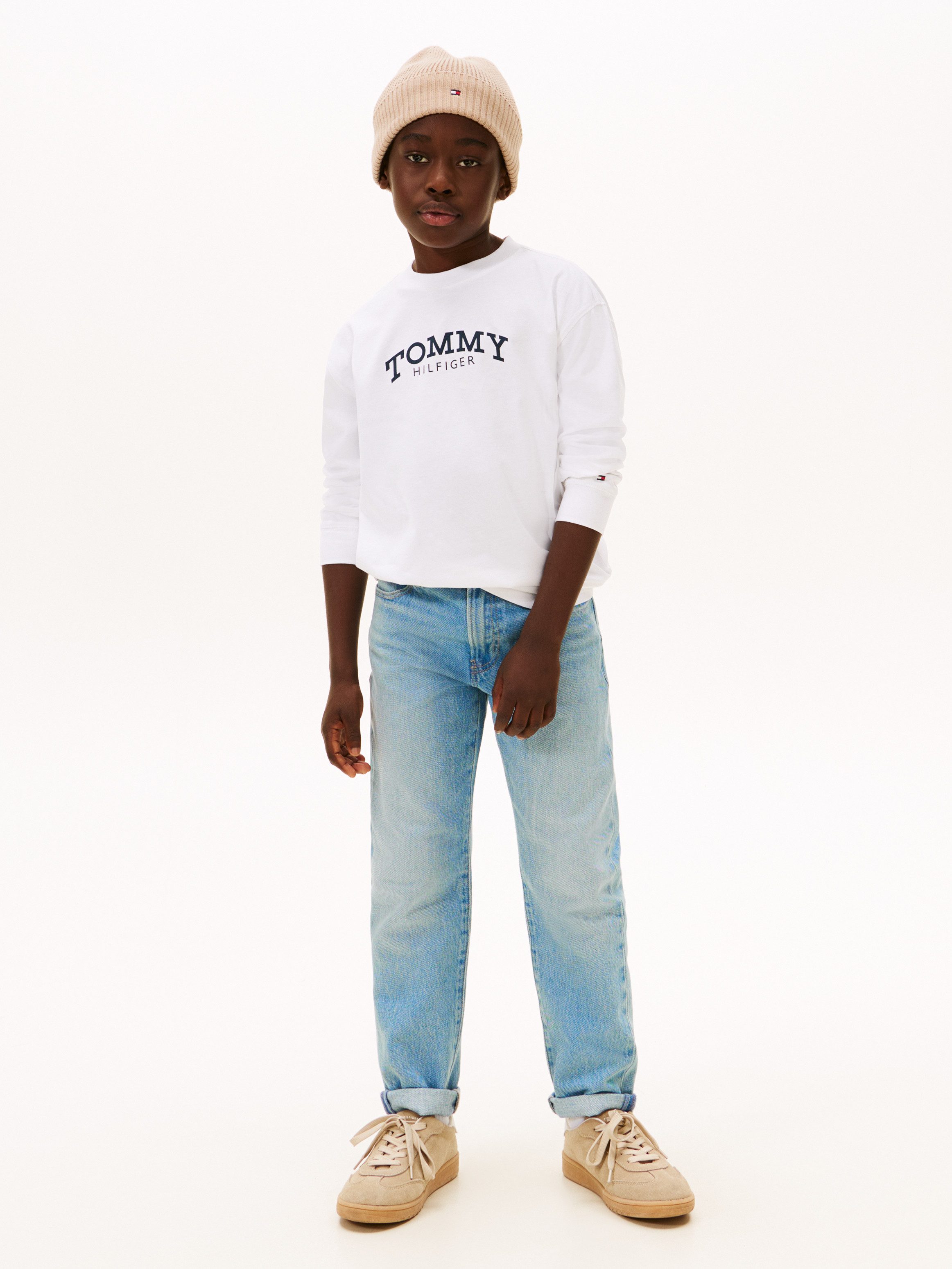 Tommy Hilfiger Langarmshirt Regular fit, für Kinder bis 16 Jahre