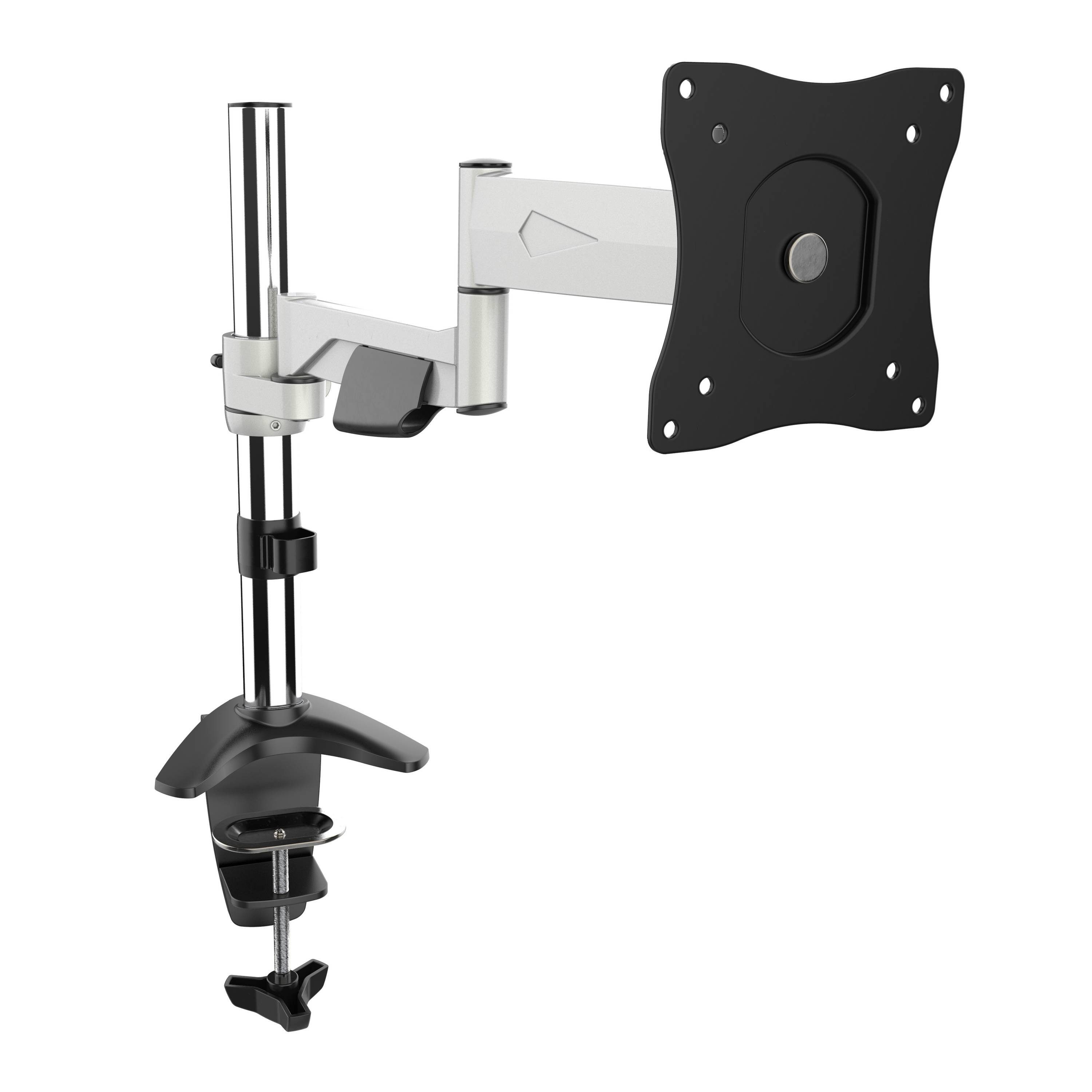 RICOO Monitor-Halterung TS5211, (bis 32 Zoll, 1-tlg., Tischhalter Schwenkarm Monitorständer Bildschirm Halter schwenkbar)