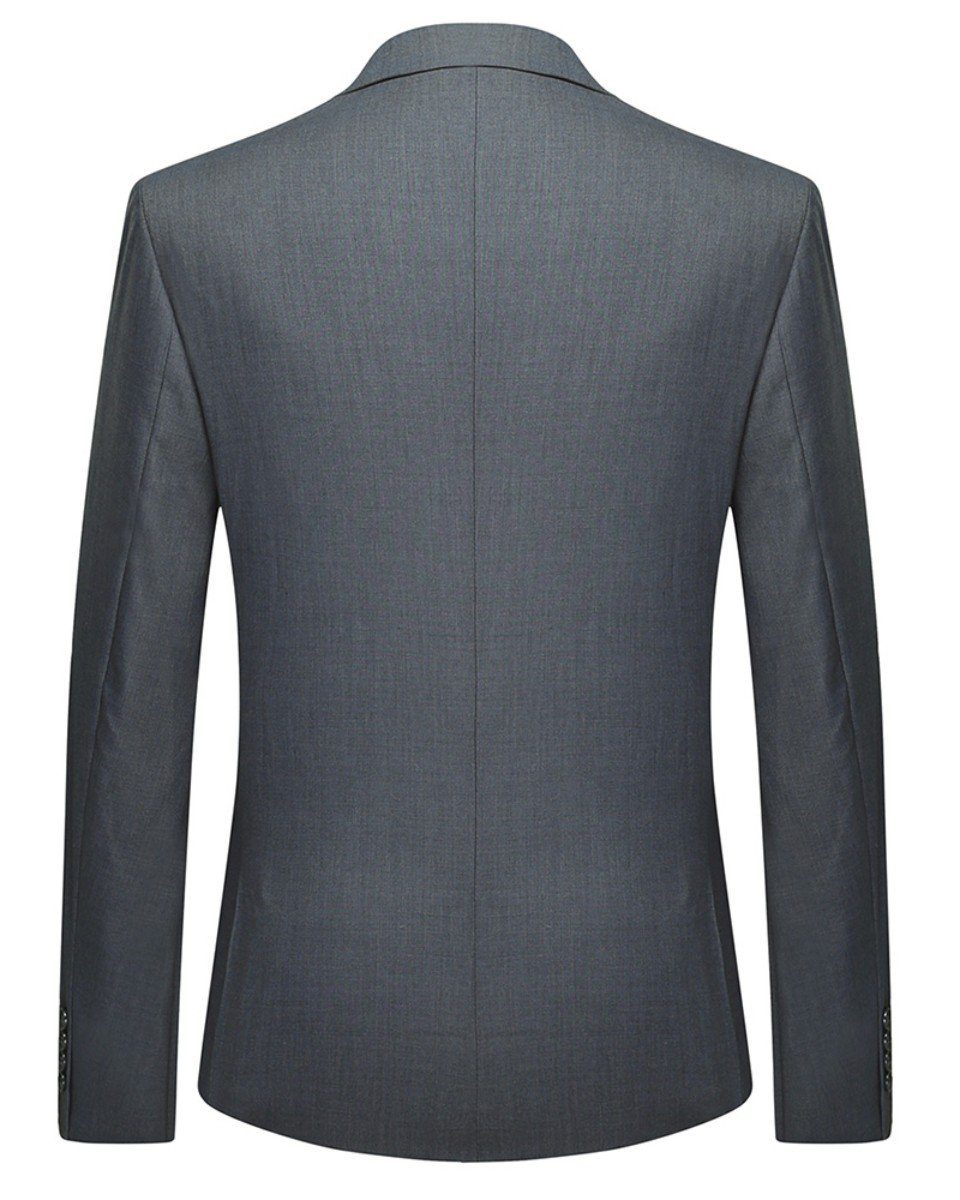 Allthemen Anzug (2 tlg) Herren Slim Fit Anzüge Modern Herrenanzug für Business – Bild 2 von 5