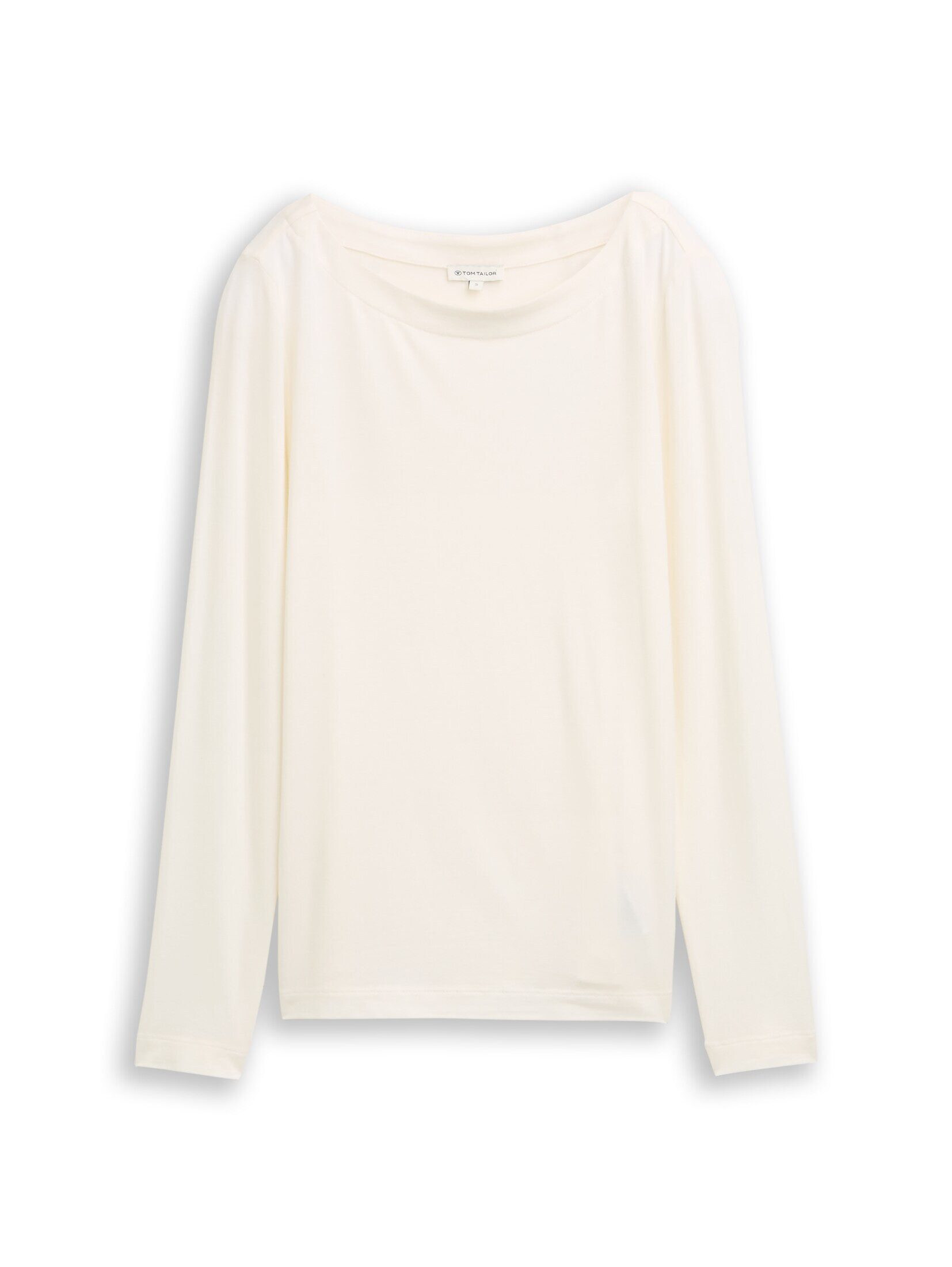 TOM TAILOR Langarmshirt T-Shirt Slim Fit Langarmshirt mit U-Boot-Ausschnitt günstig online kaufen