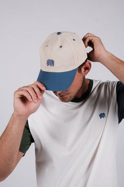 Trendsplant Snapback Cap Logo Dad Cap Indigo Ecru