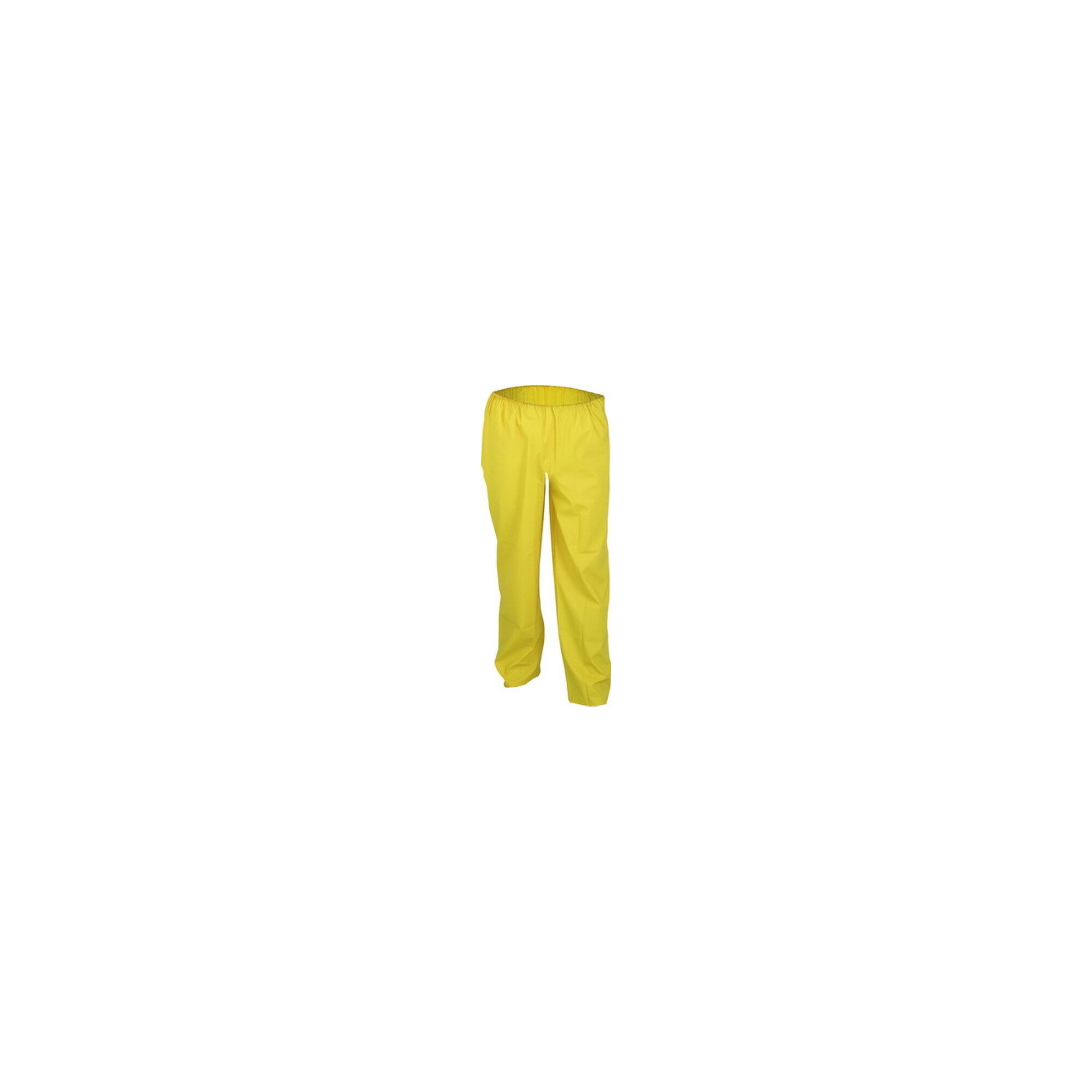 3/4-Hose Asatex Regenbundhose Gr.L gelb PU-Stretch Reißverschl. EN343 Kl.2 reiß
