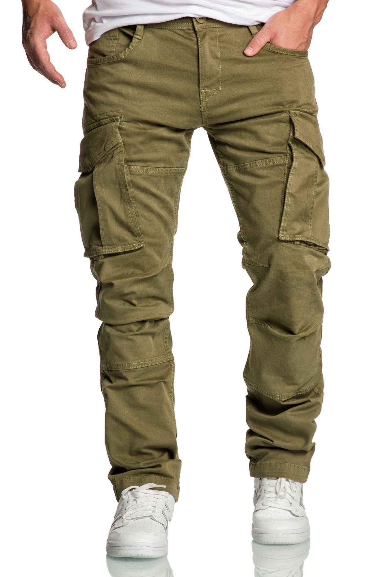 Amaci&Sons Chinohose WYATT Cargo Jogger-Chino Herren günstig online kaufen