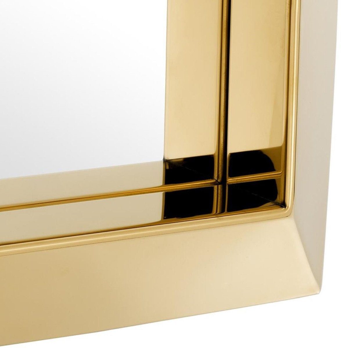 Padrino Spiegel 7 Wandspiegel x Casa - Luxus Gold 31 31 H. Edelstahl Spiegel x cm
