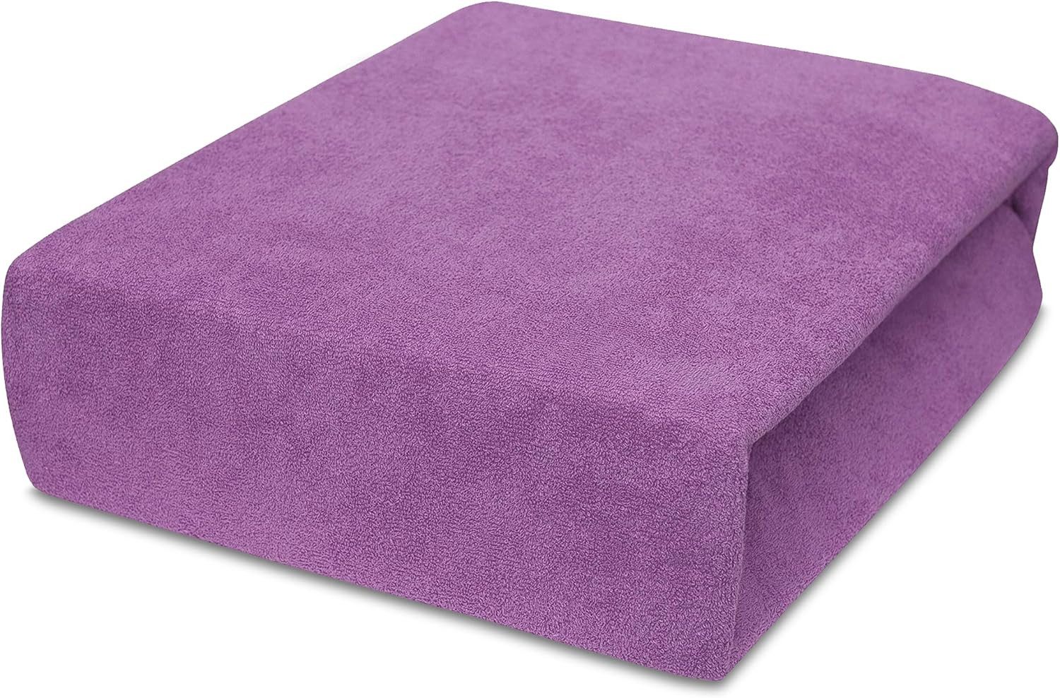 Best for You Spannbettlaken Terry Spannbettlaken–Flauschiger Handtuchstoff für Komfort & Passform, Frotte, Gummizug: Rundum